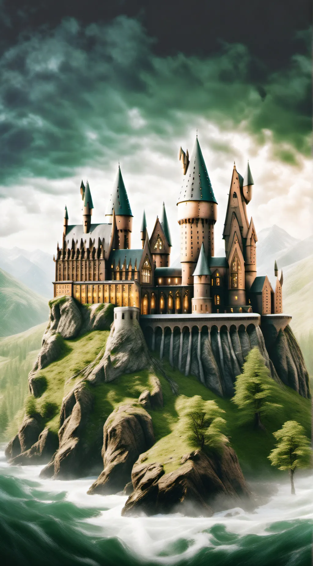 ai character: hogwarts background