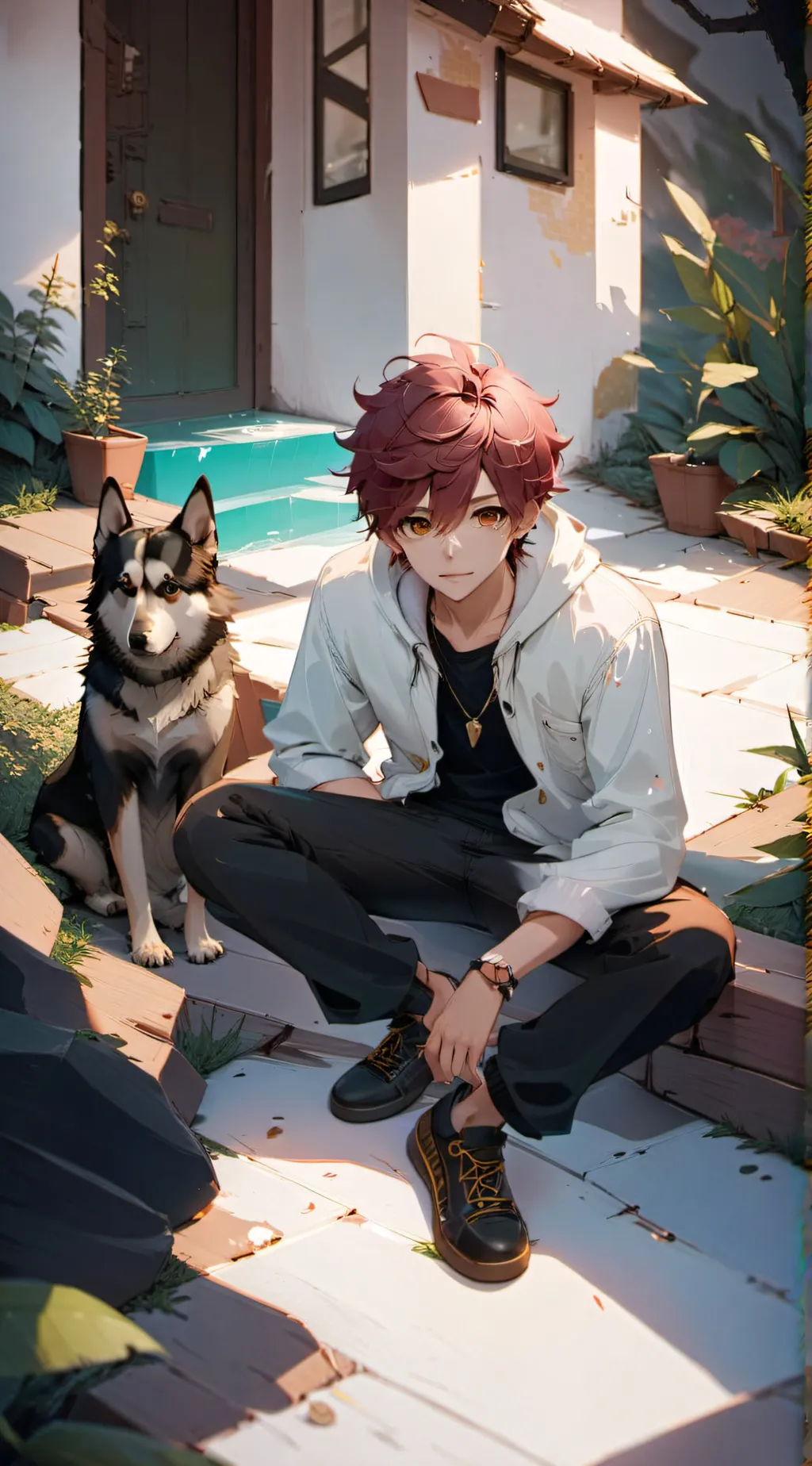 ai character: Mohammed background