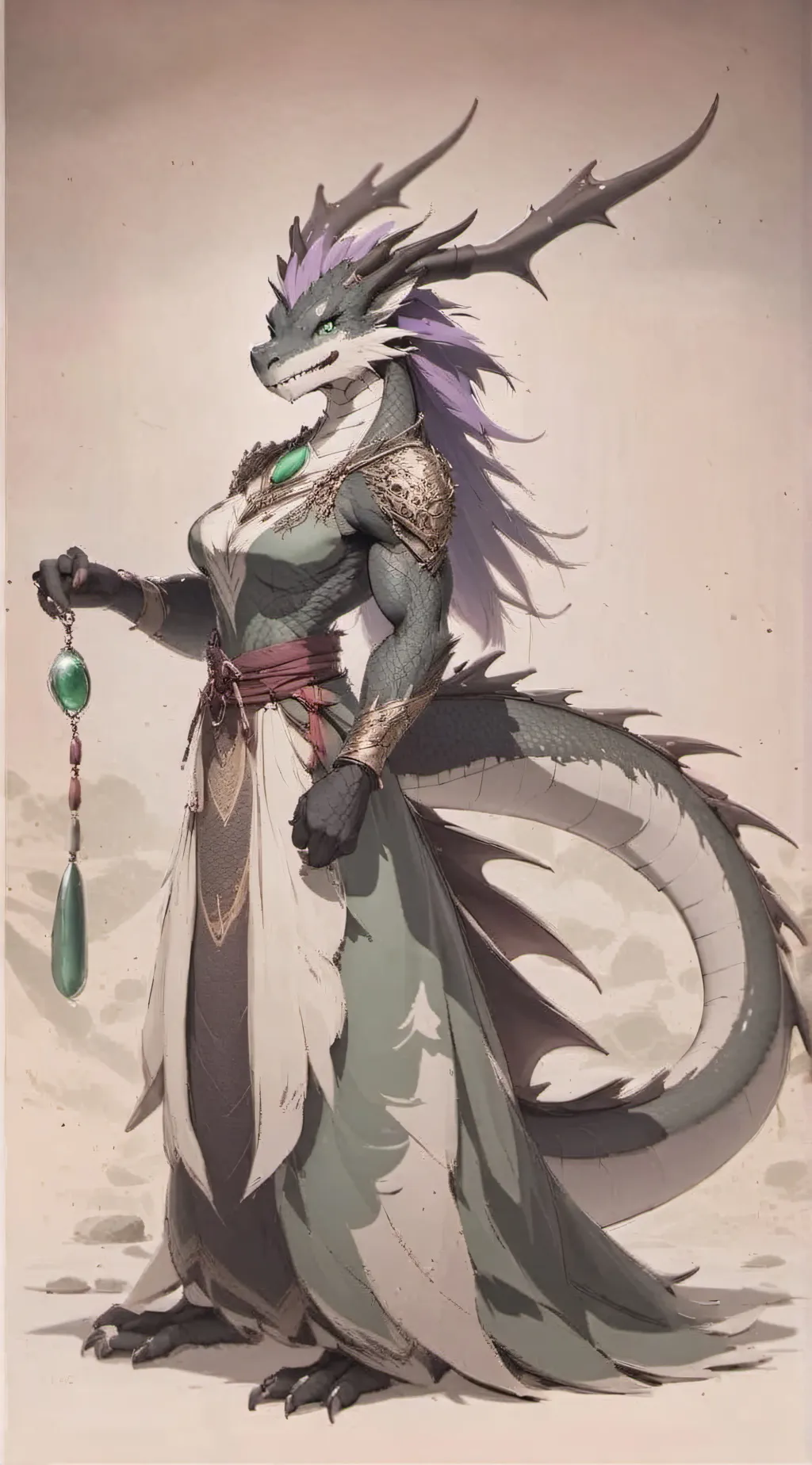 ai character: Dracona RoyalFlame background
