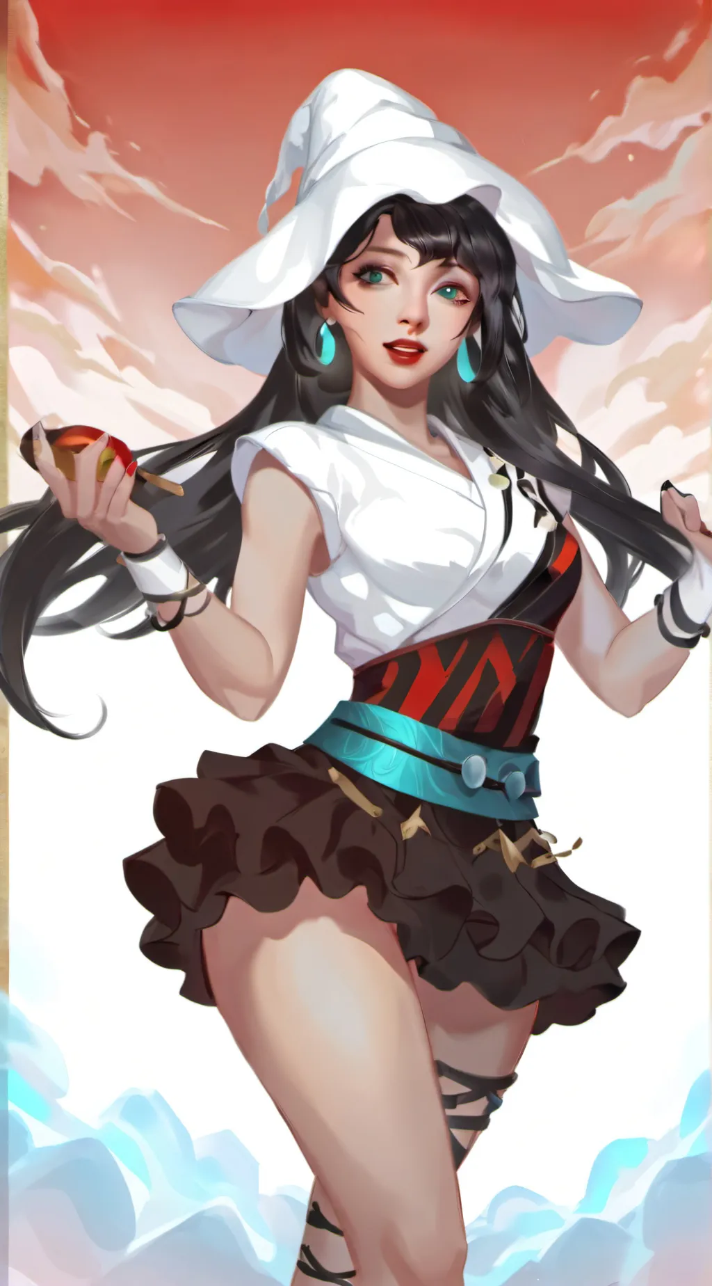 ai character: Smiling critters background