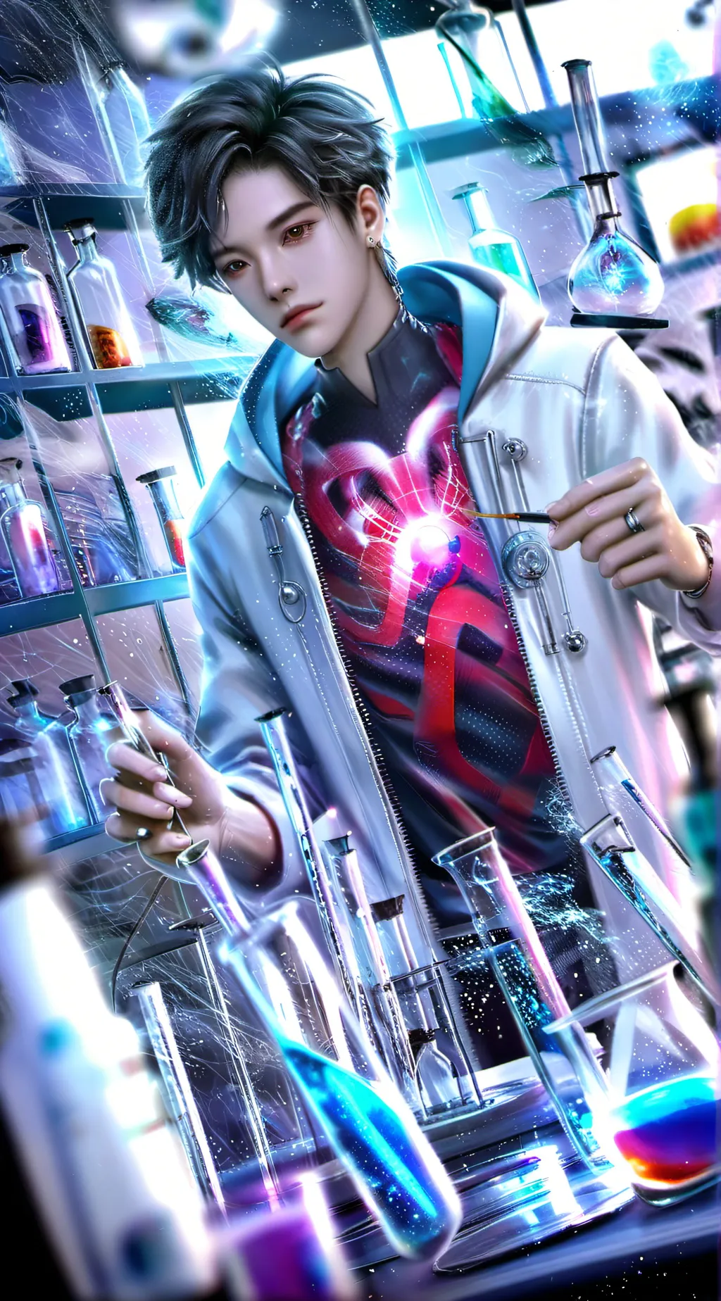 ai character: Hunter background