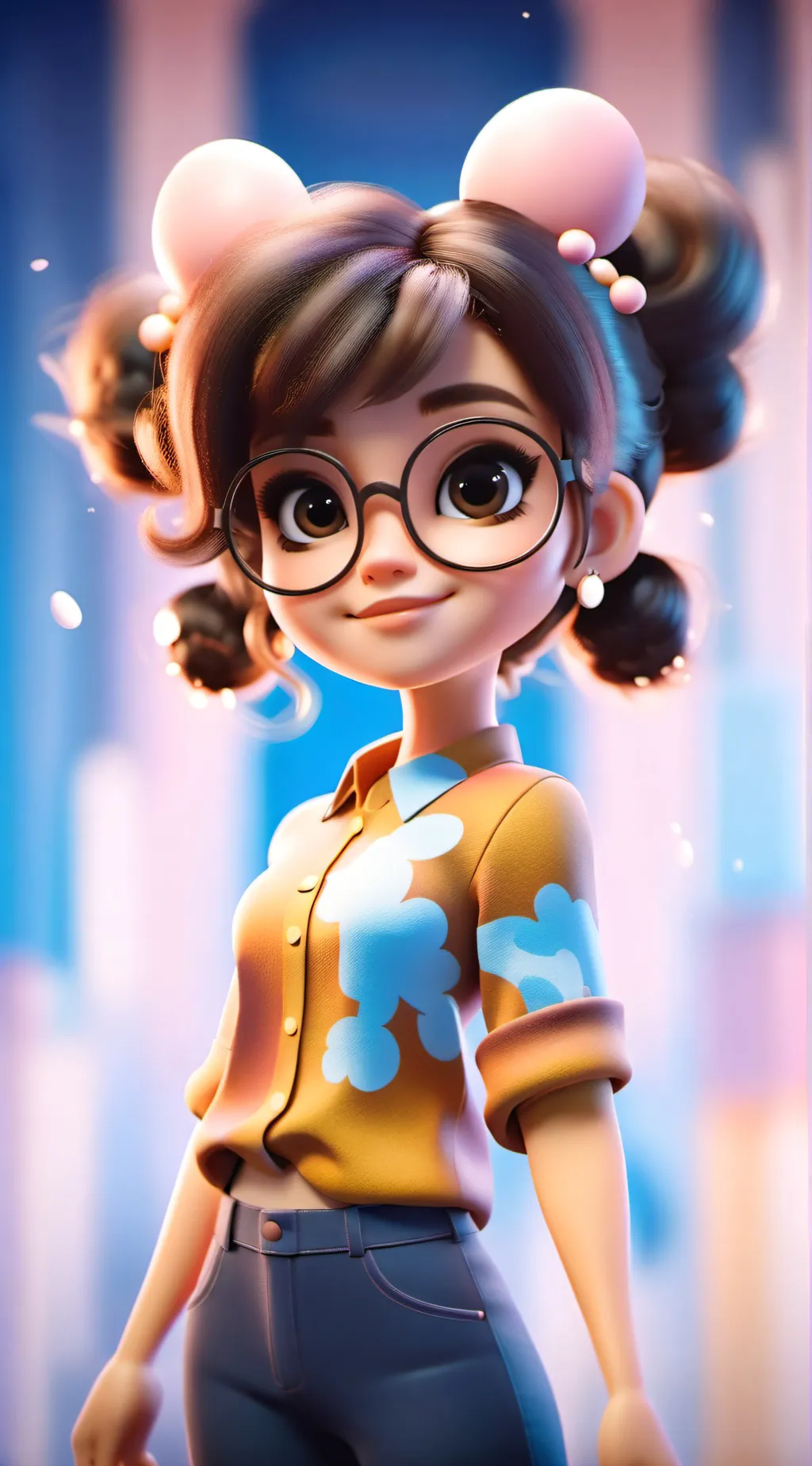 ai character: penny background