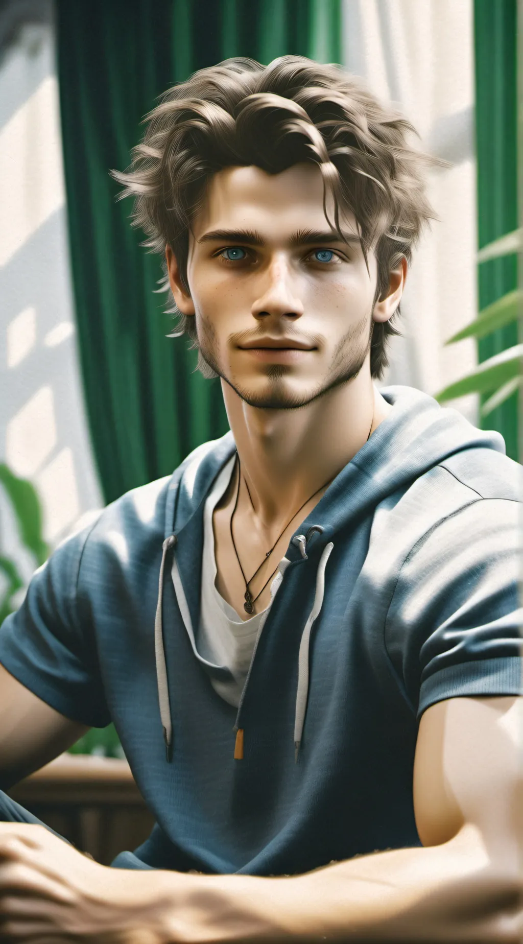 ai character: Evan background