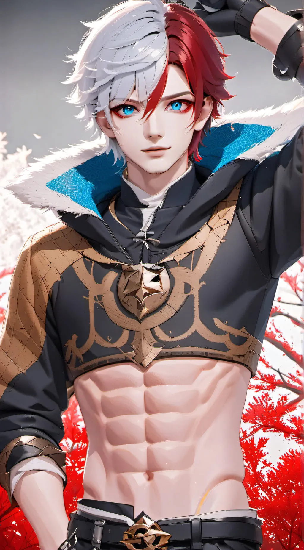 ai character: todoroki  background