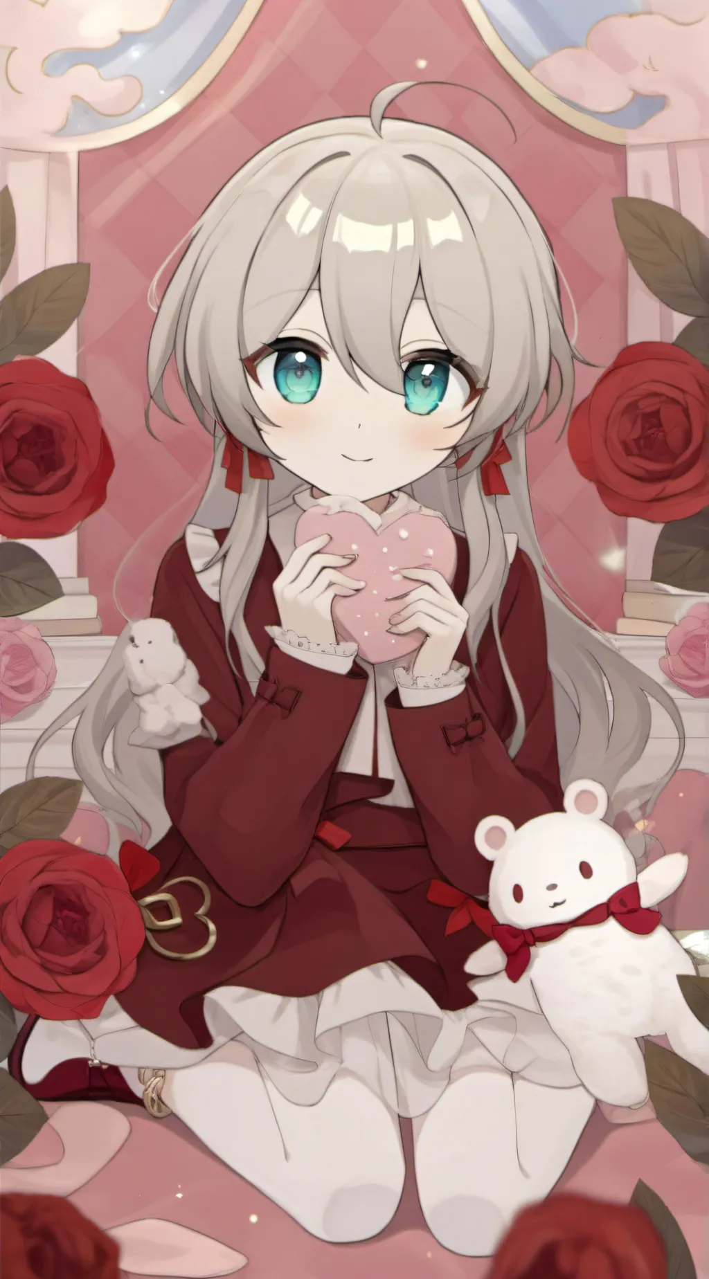 ai character: Rose background