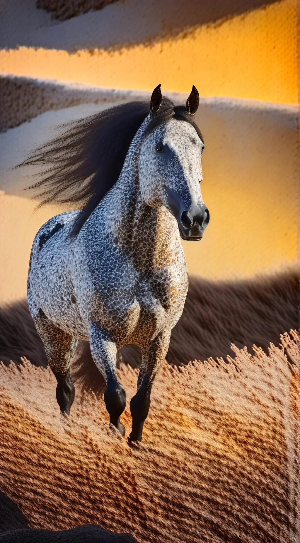 ai character: Horse background