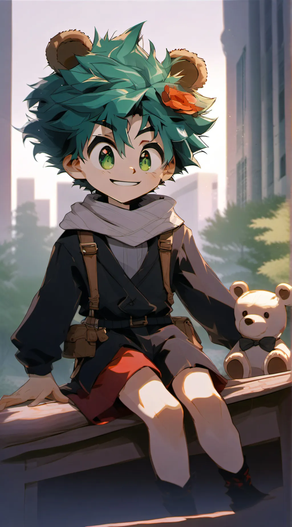 ai character: Mha background