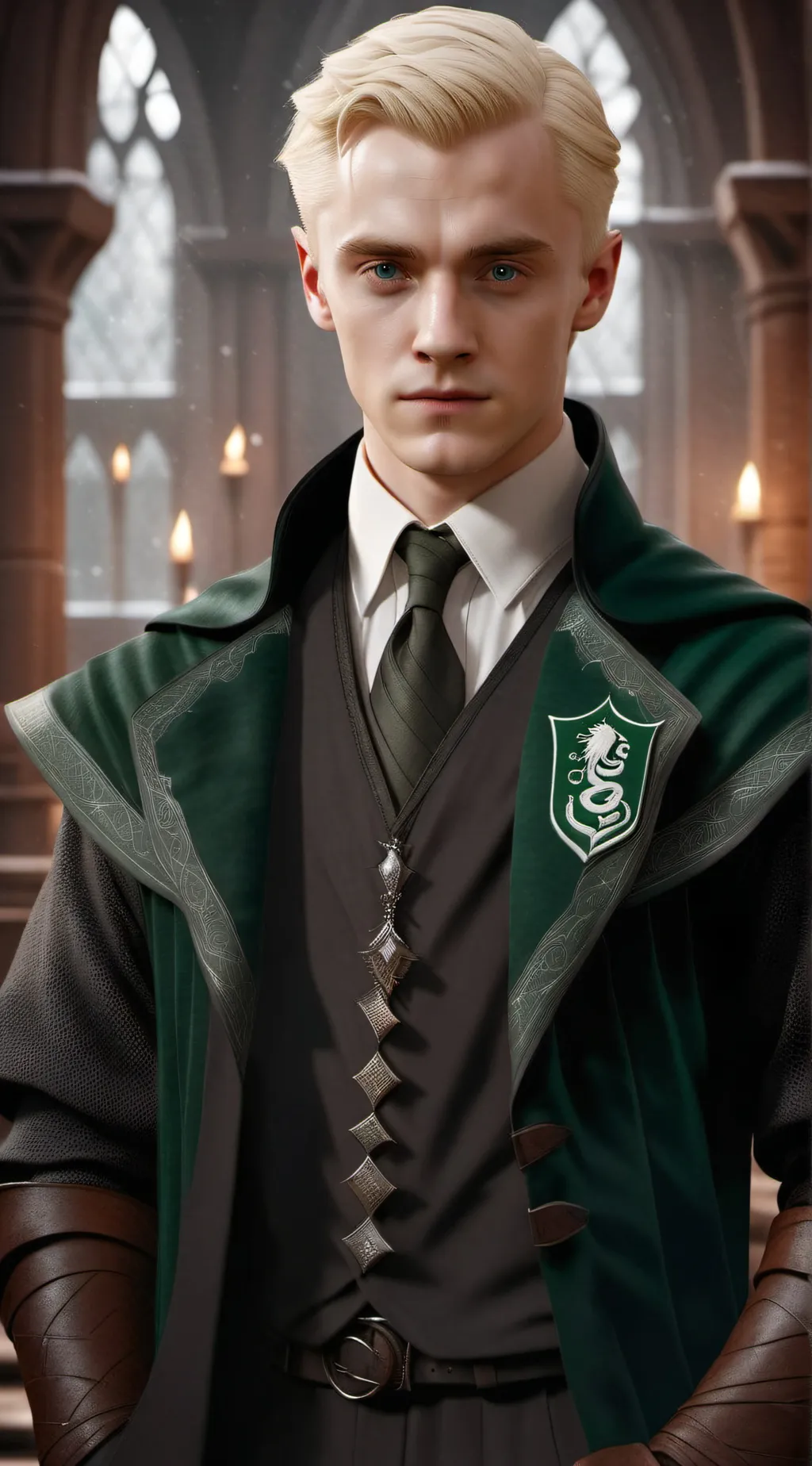 ai character: Draco Malfoy  background