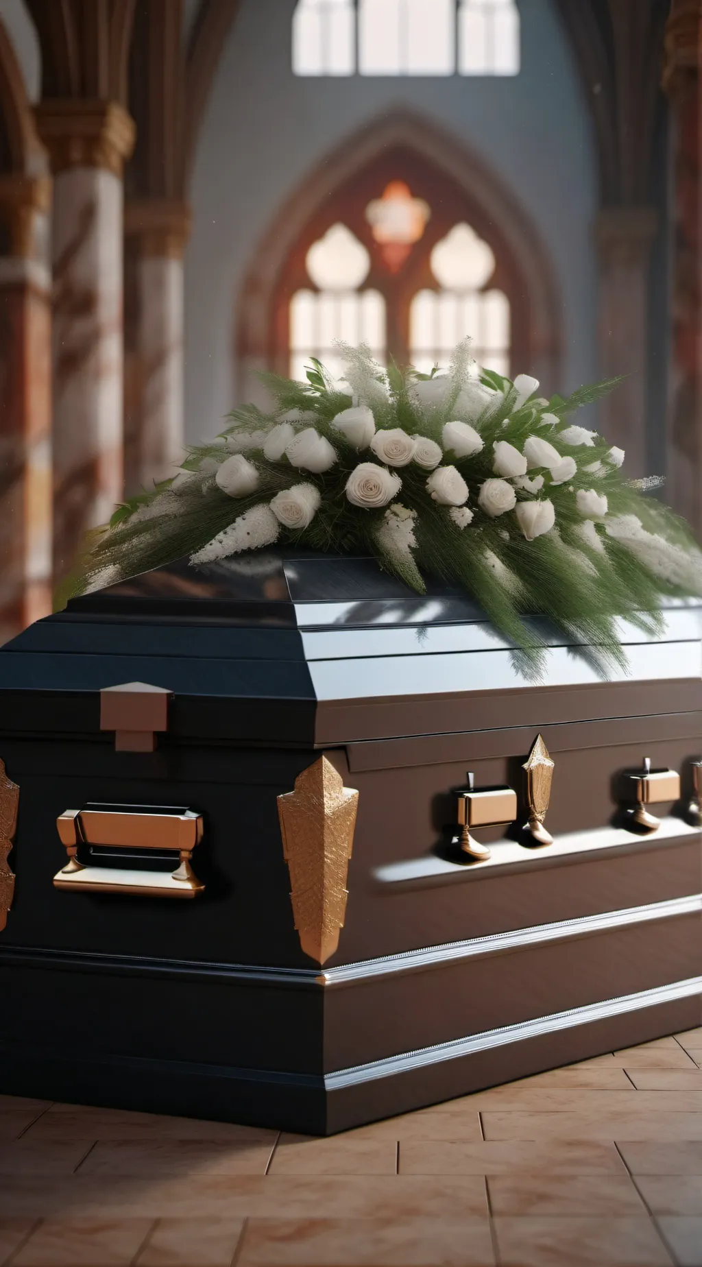 ai character: Skibidi funeral  background