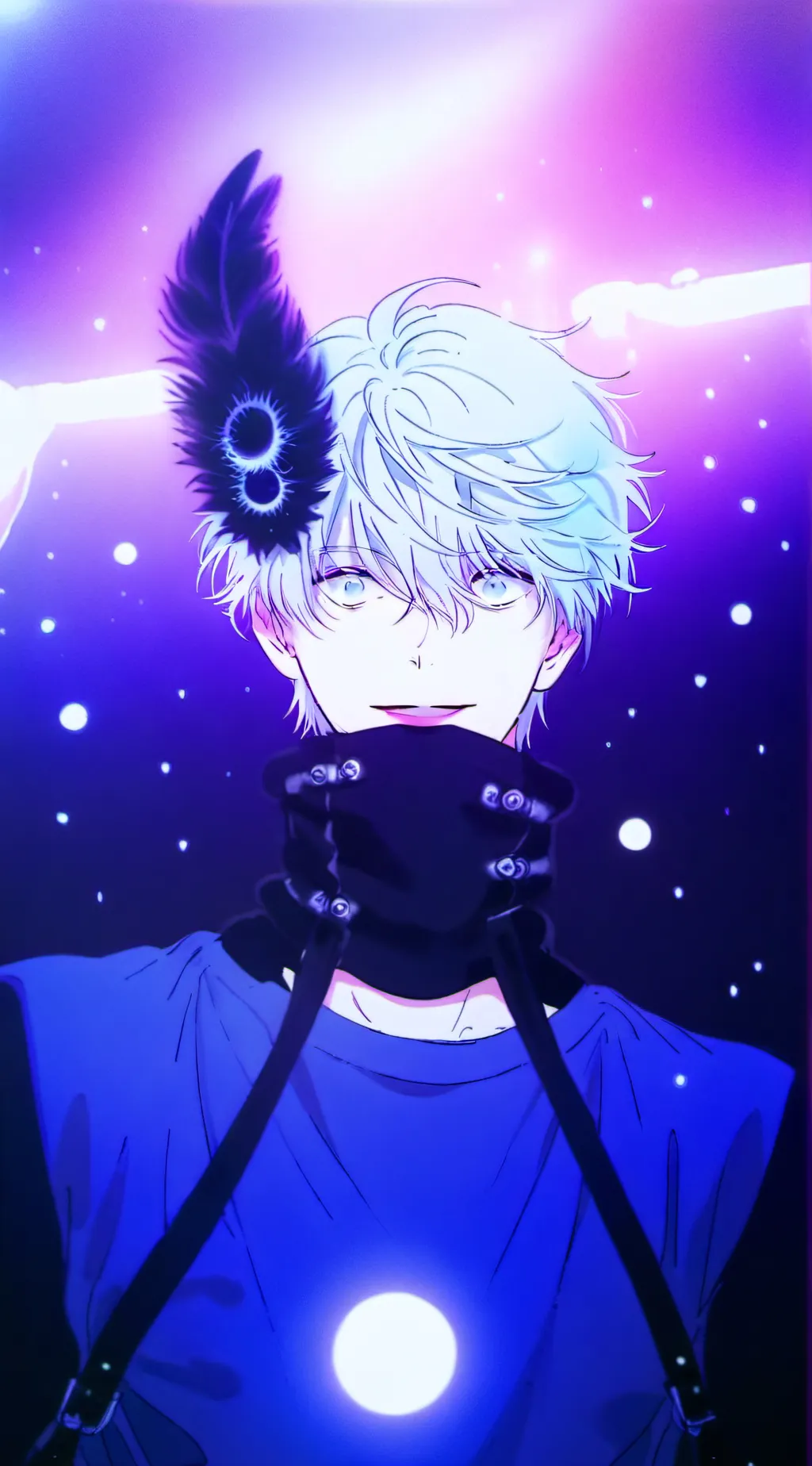ai character: super senior Gojo background