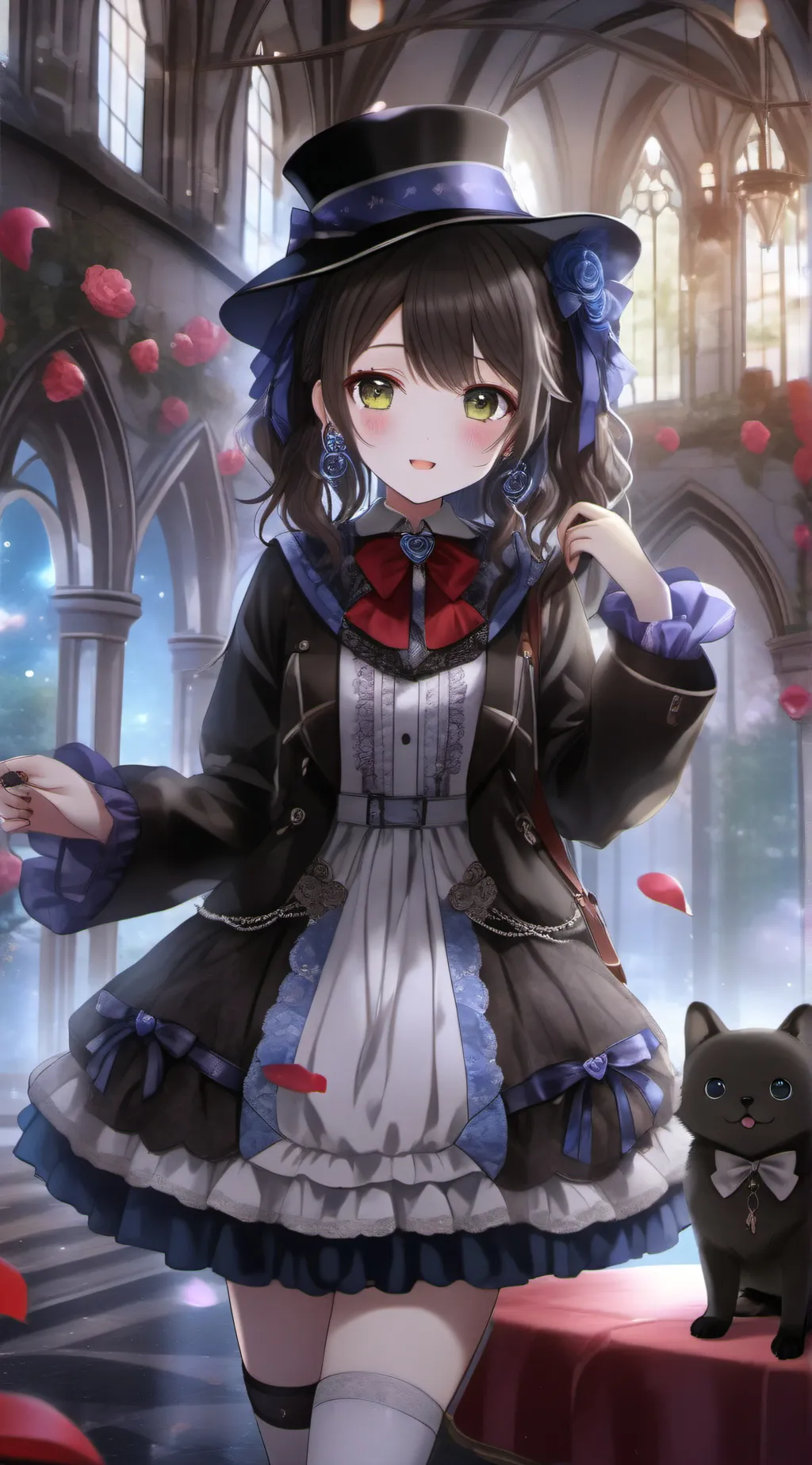 ai character: Luna Richmond  background