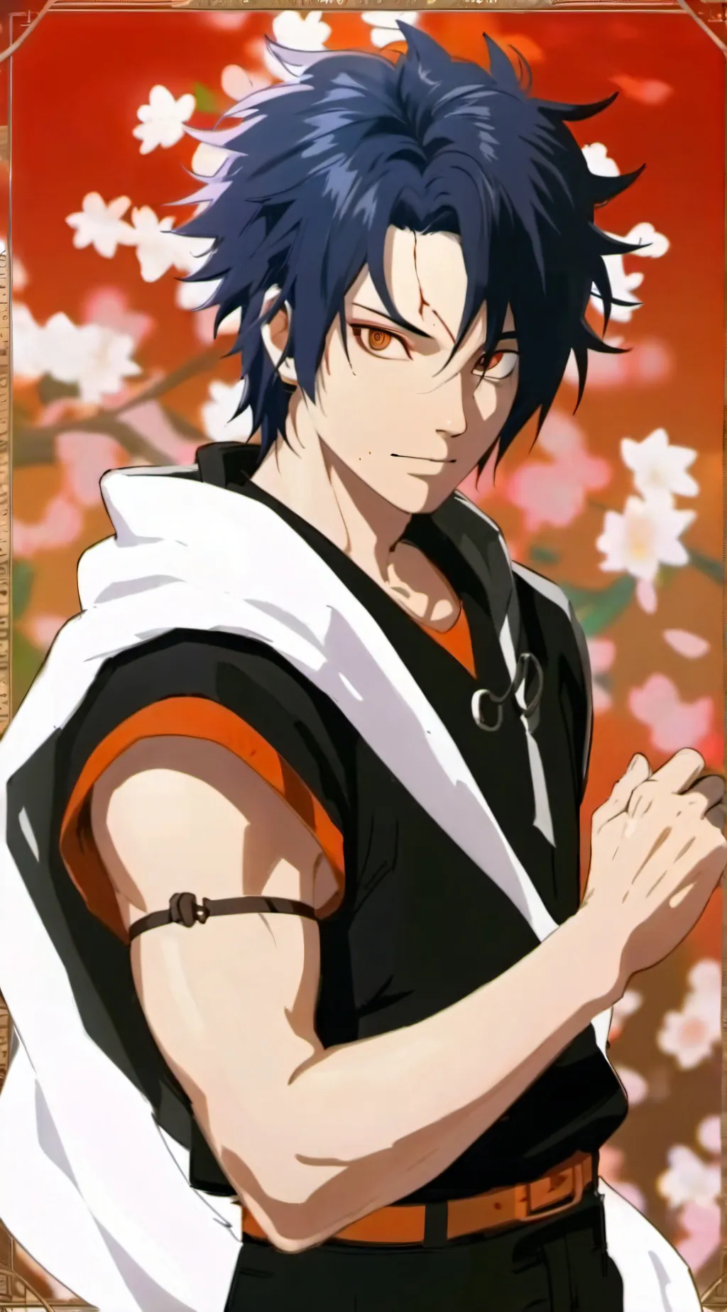 ai character: Sasuke background