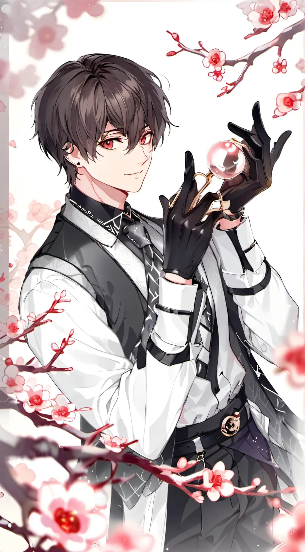 ai character: mha christmas background