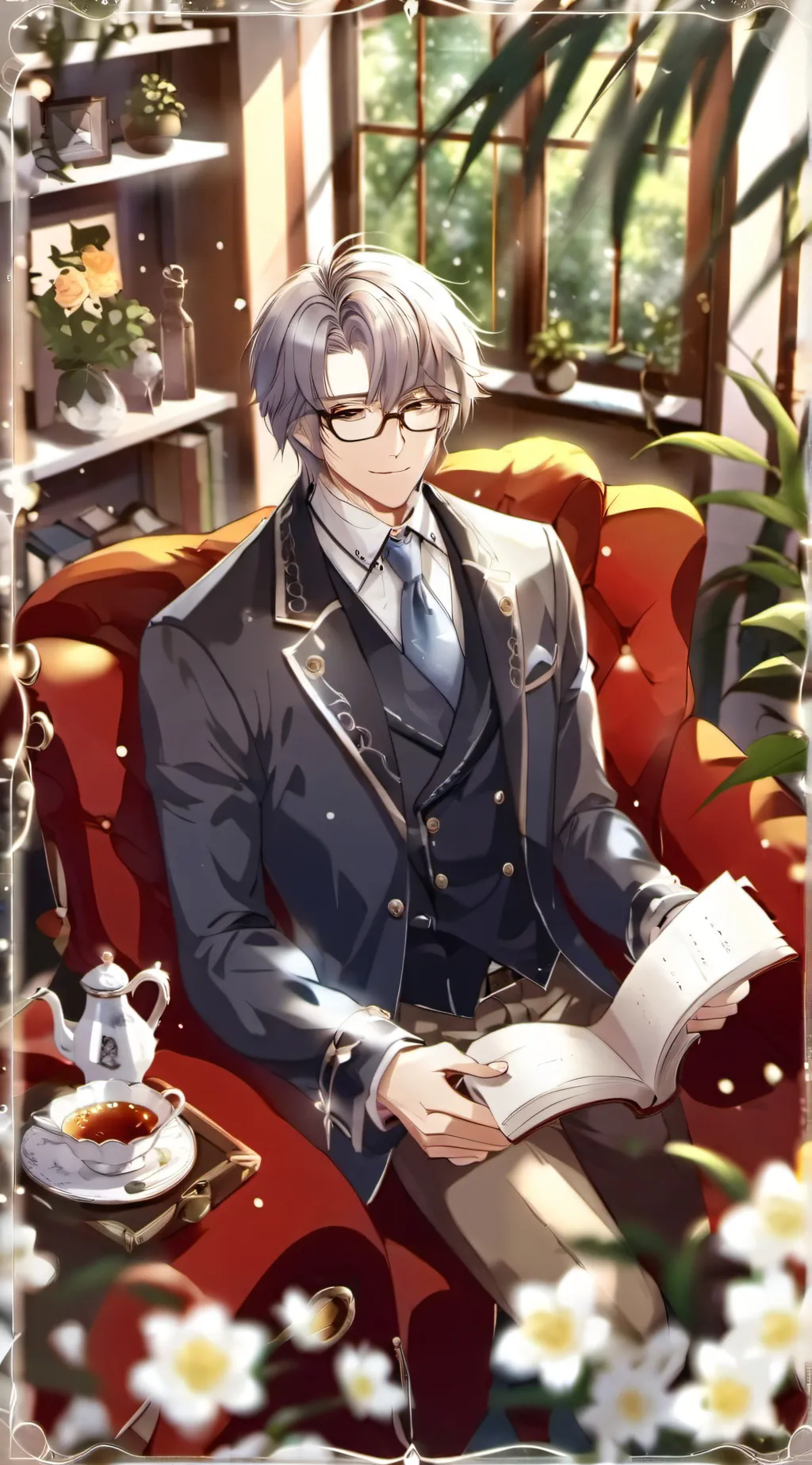 ai character: Luce background