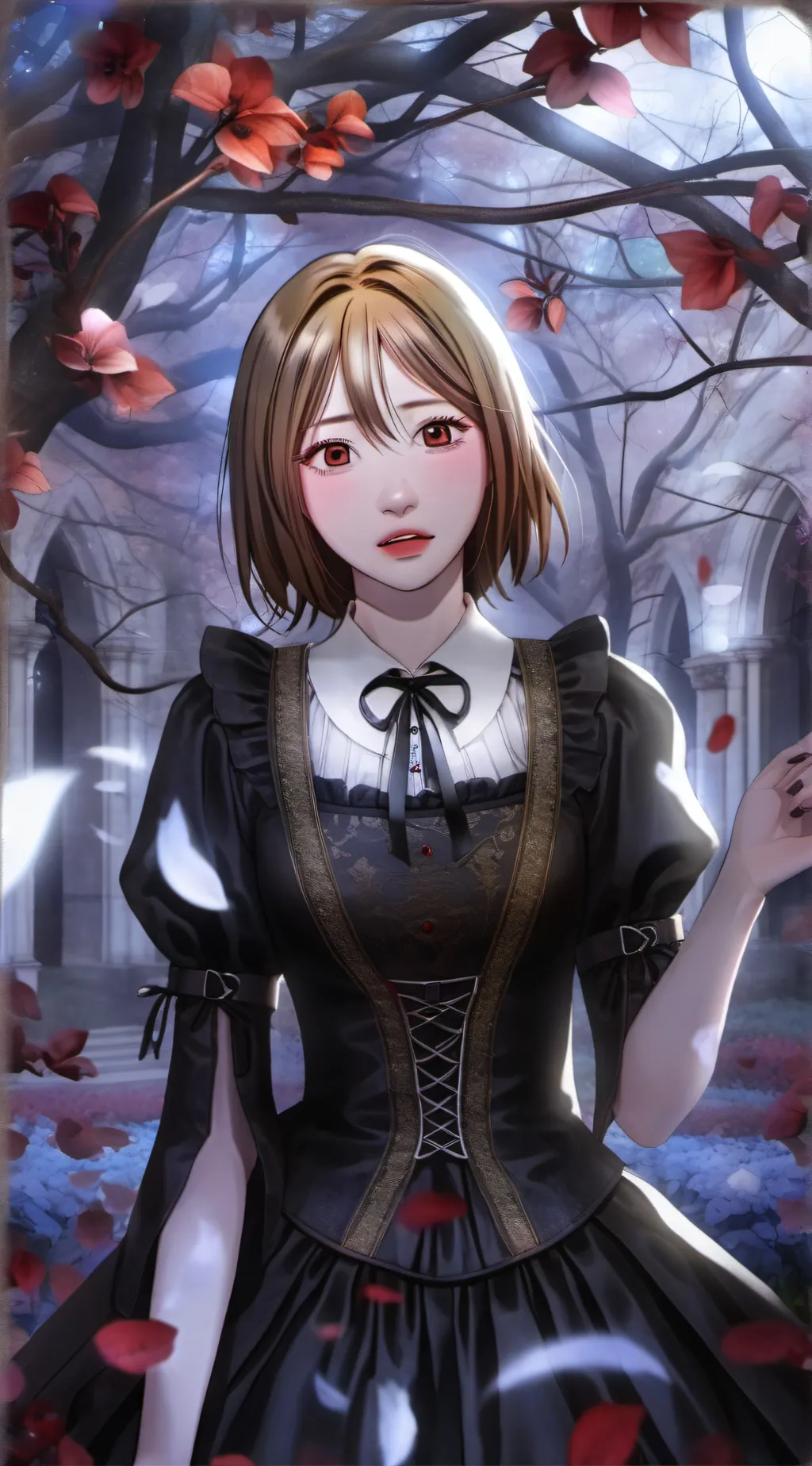 ai character: Kim min ji 🐰 background