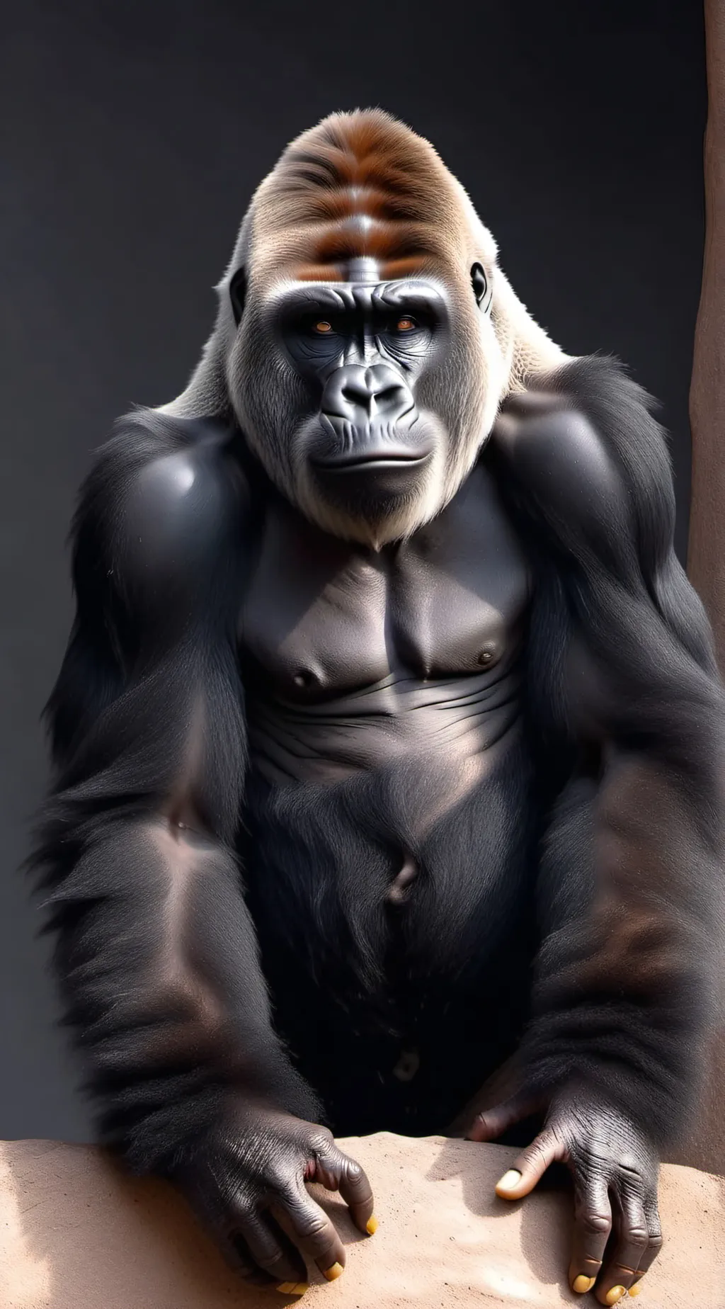 ai character: Gorilla tag background