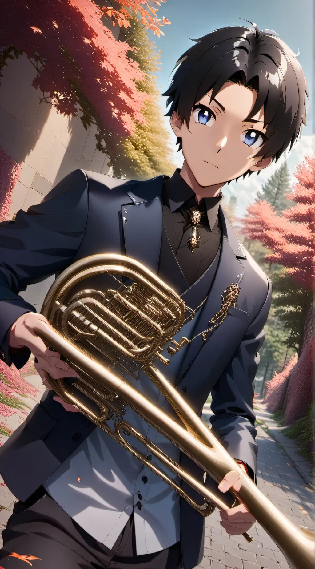 ai character: Yutaka Asano  background