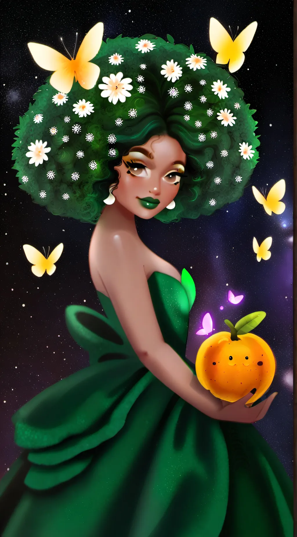 ai character: Vivine background