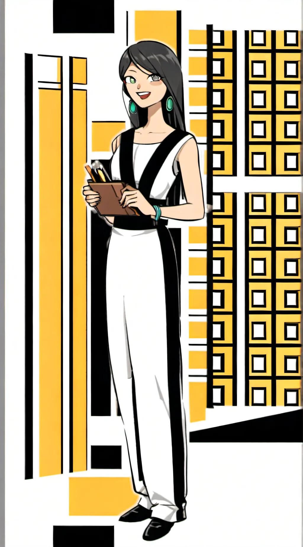 ai character: hh in your mansion background