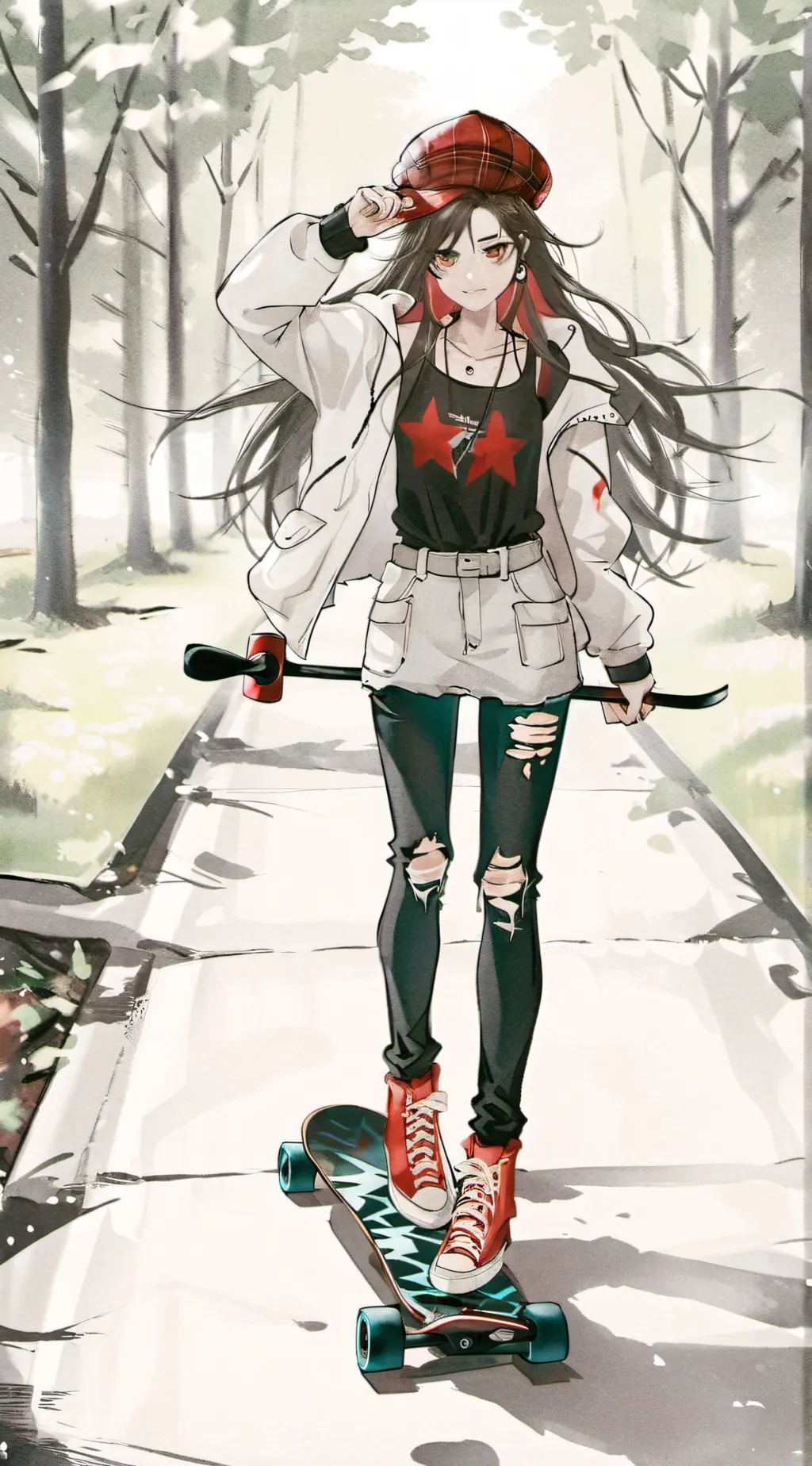 ai character: maxine background