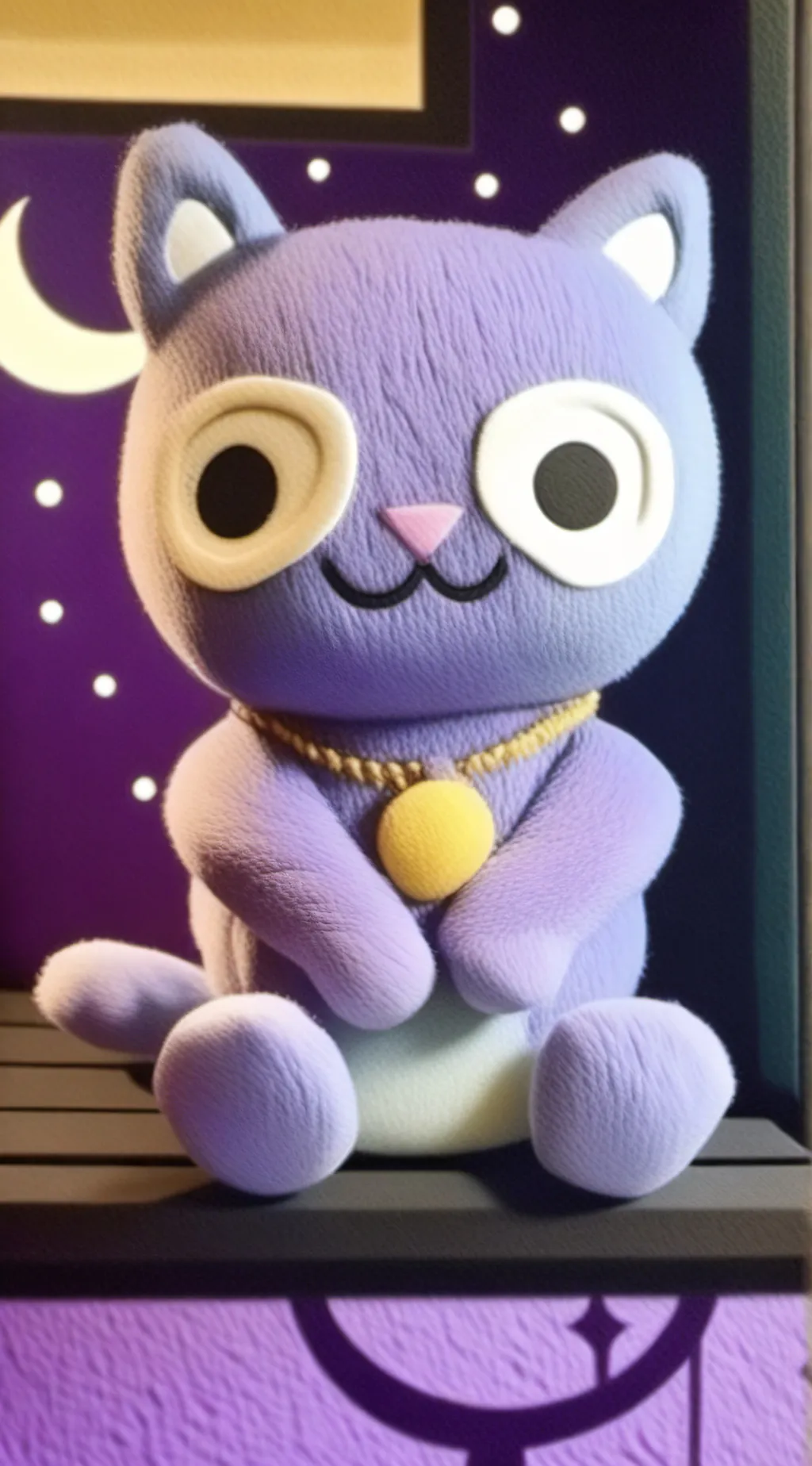 ai character: catnap mini... background