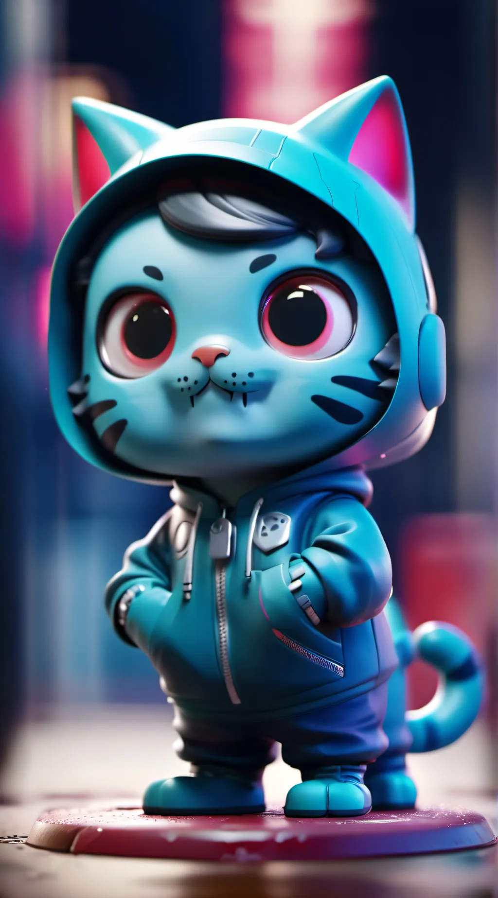 ai character: baby shark background
