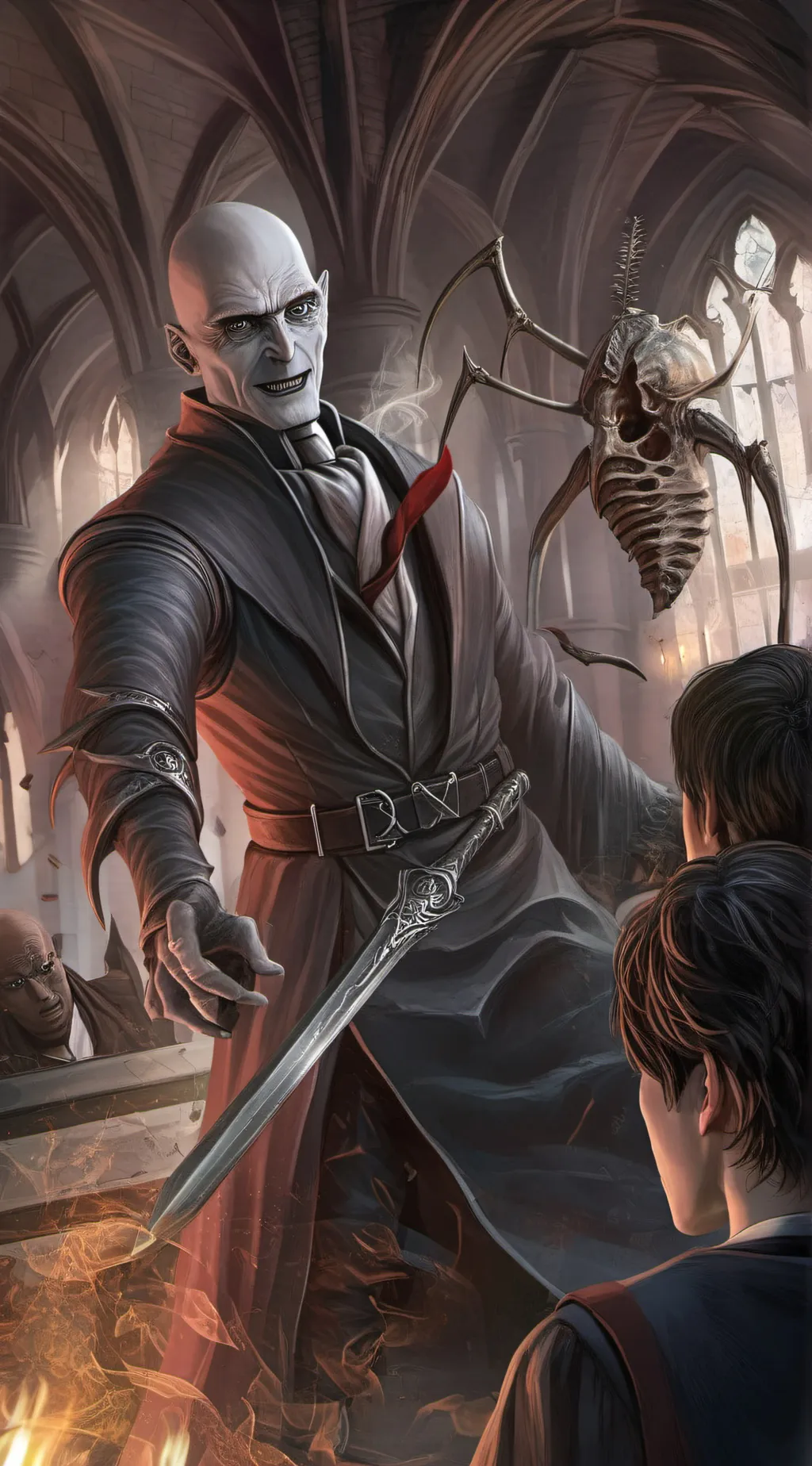 ai character: Oldemort  background