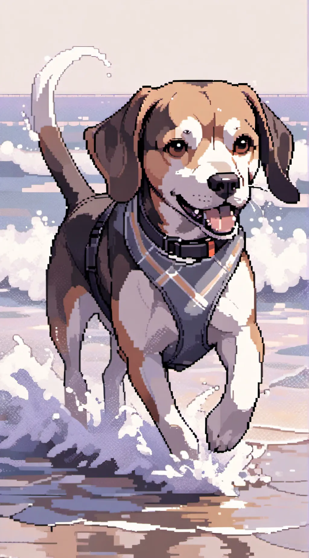 ai character: Sasha🐕💧🌊 background