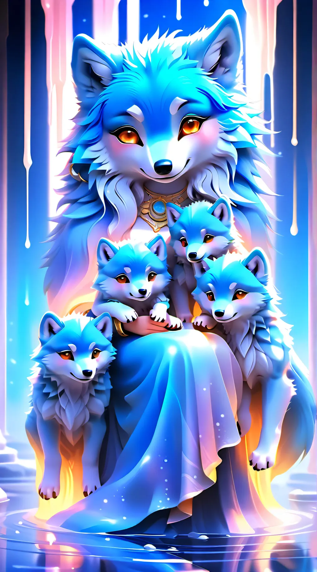 ai character: Cloud background