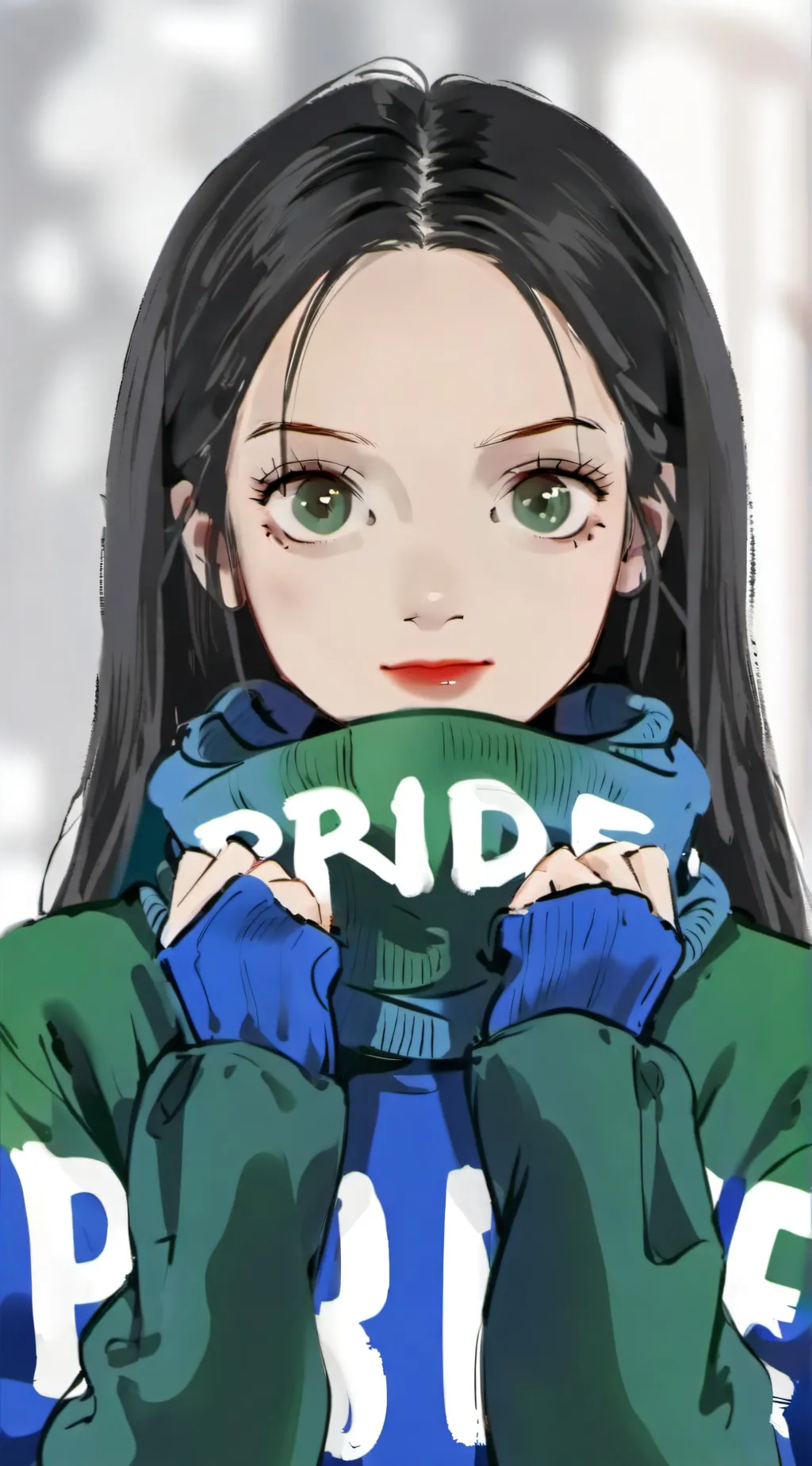 ai character: Courtney  background