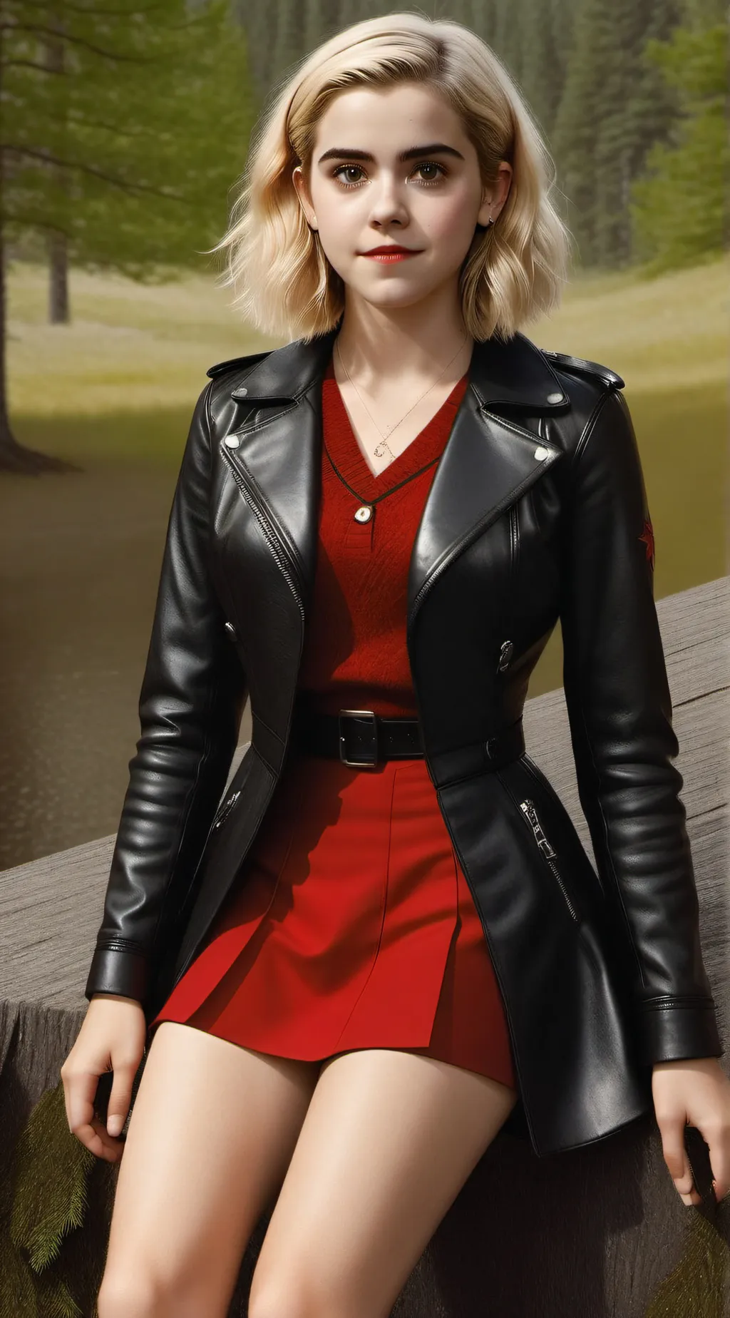 ai character: Sabrina Spellman  background