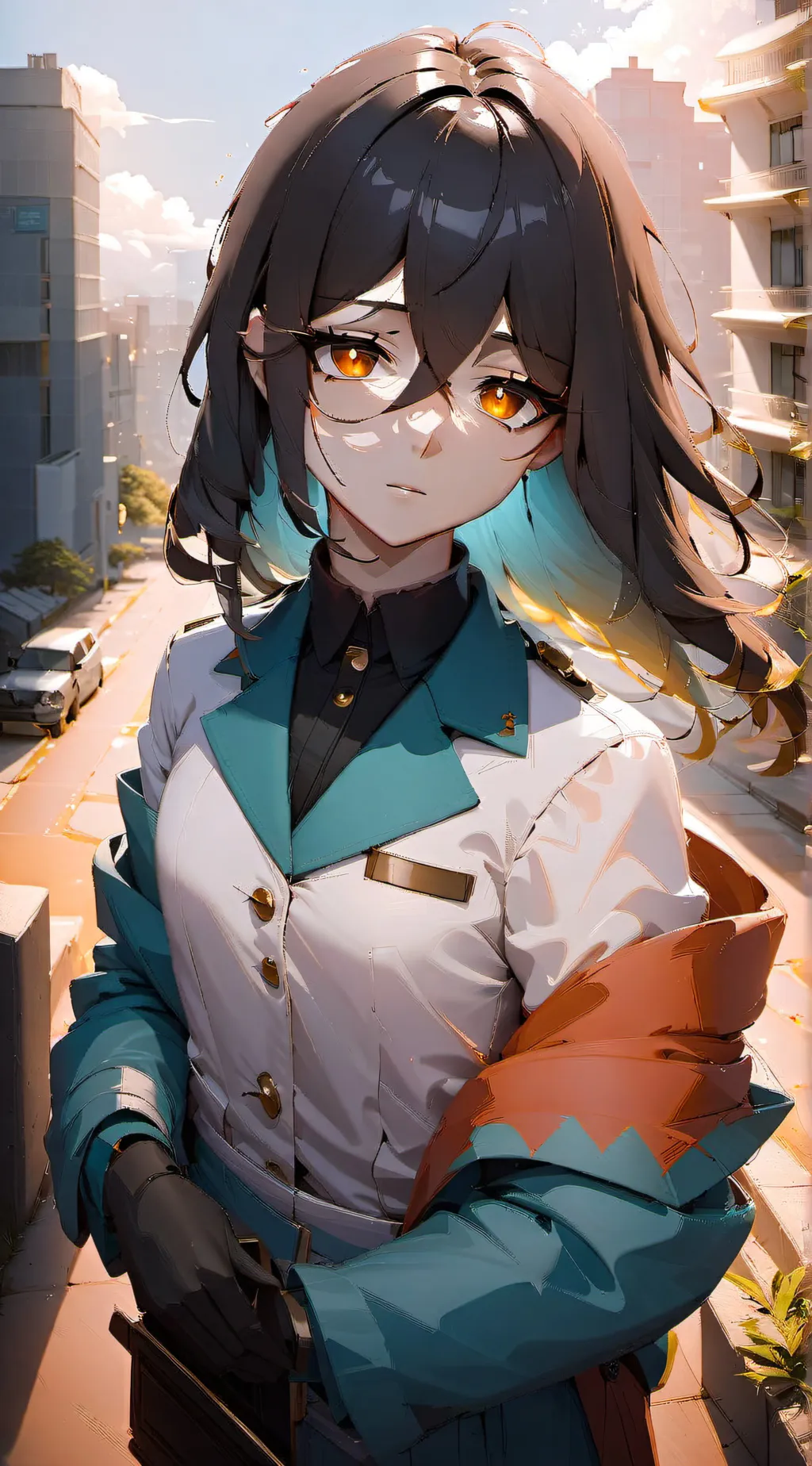 ai character: ROAW!  background
