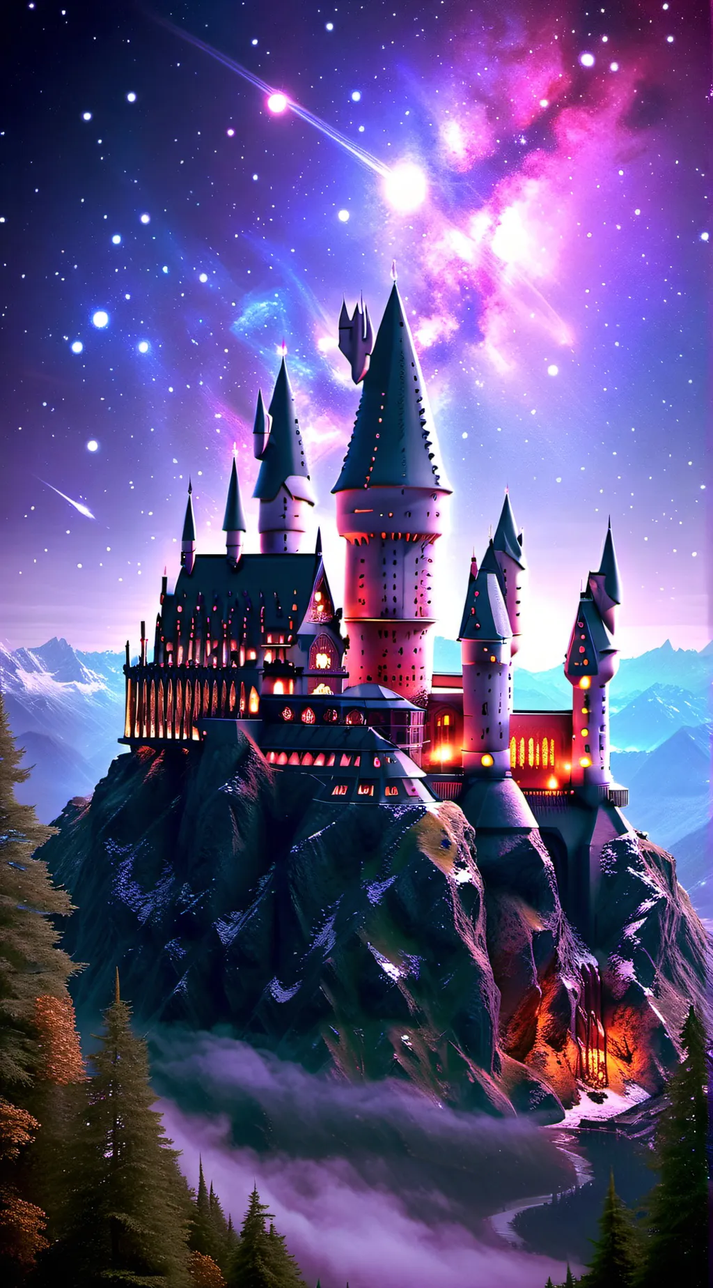 ai character: Hogwarts  background