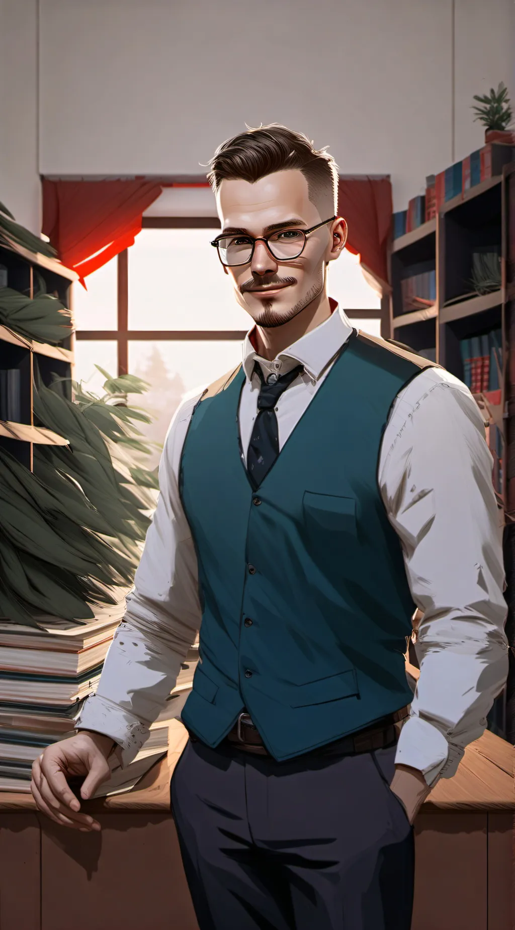 ai character: Mateusz background