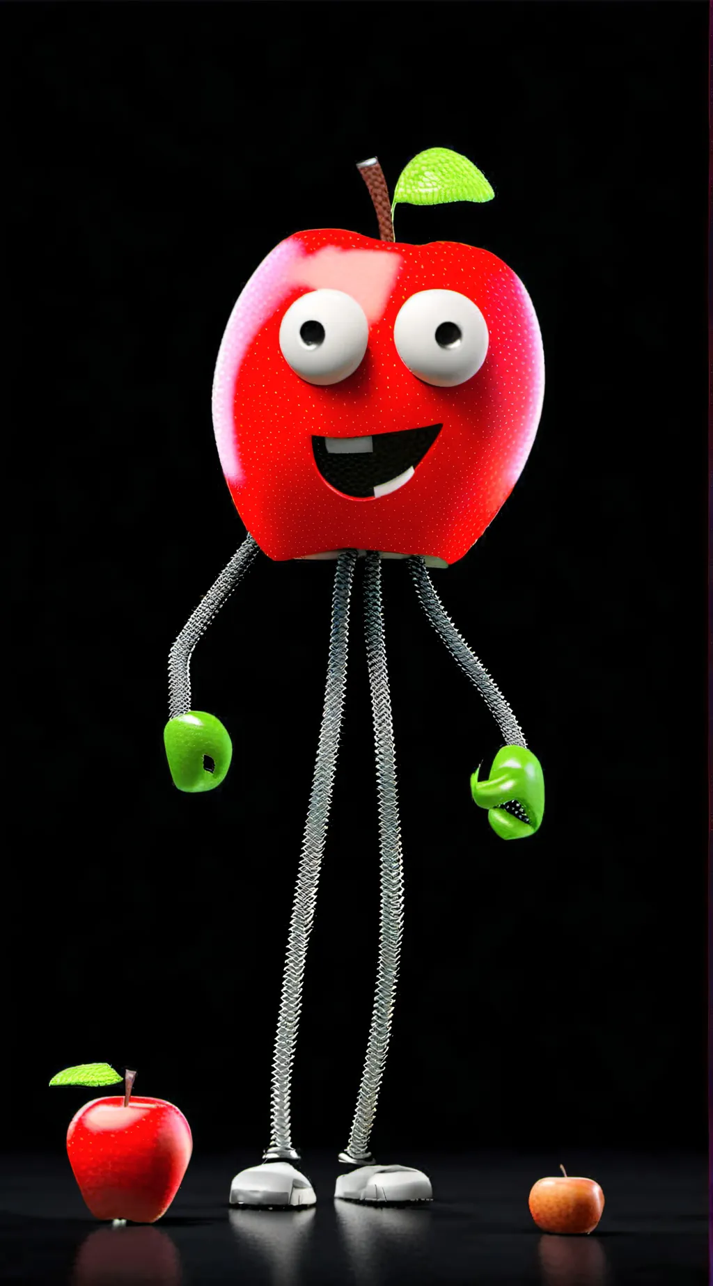 ai character: Apple (if) background