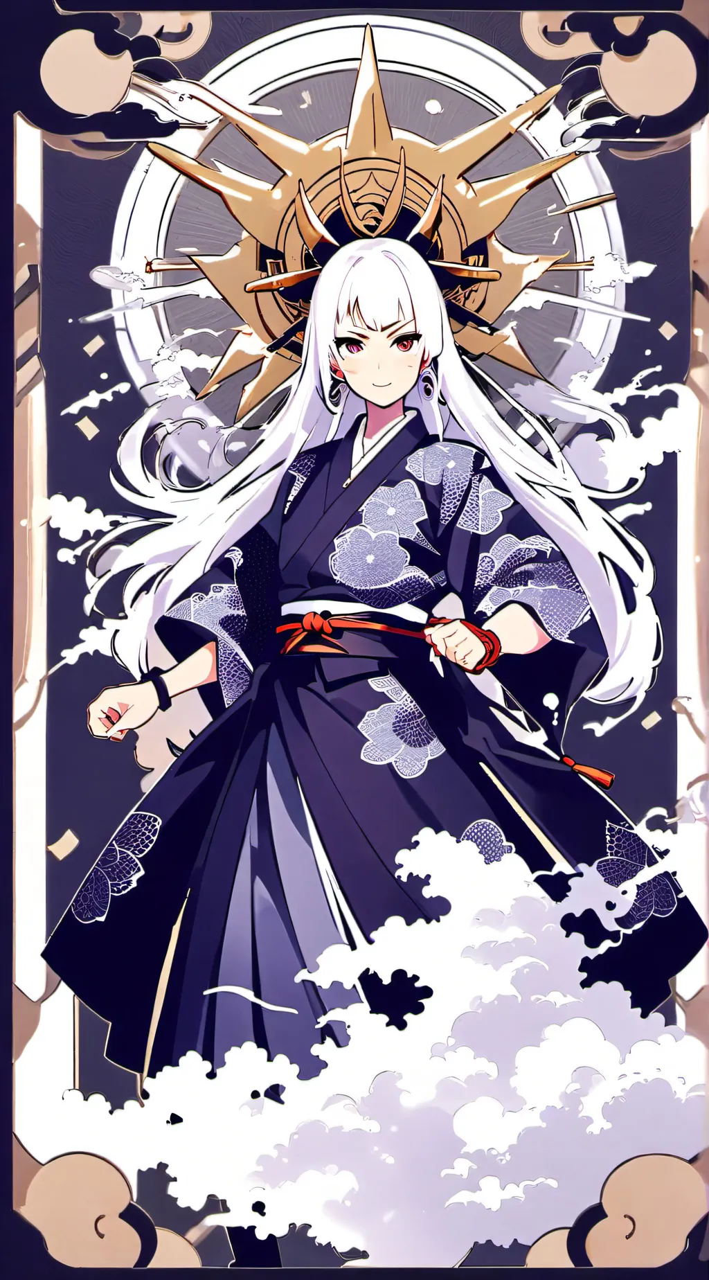 ai character: Mahoraga  background