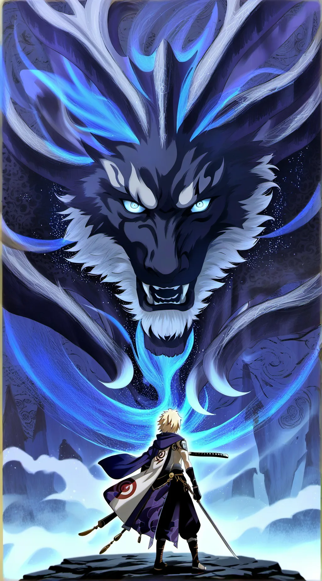 ai character: team 7 from naruto background