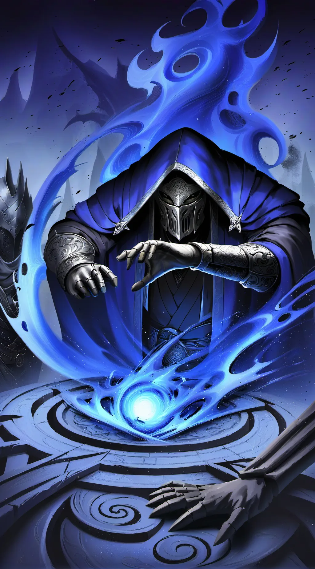 ai character: mark background