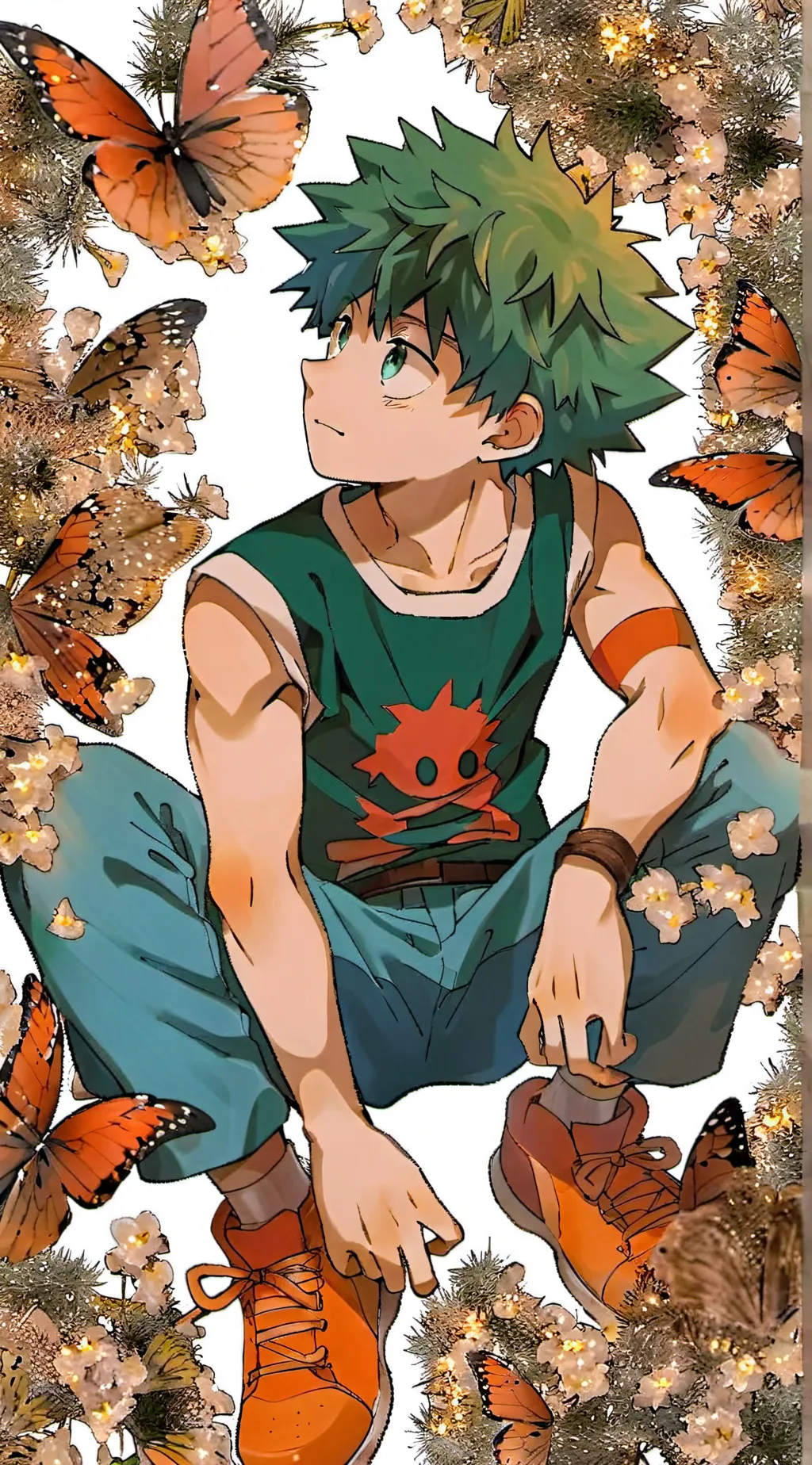 ai character: deku background