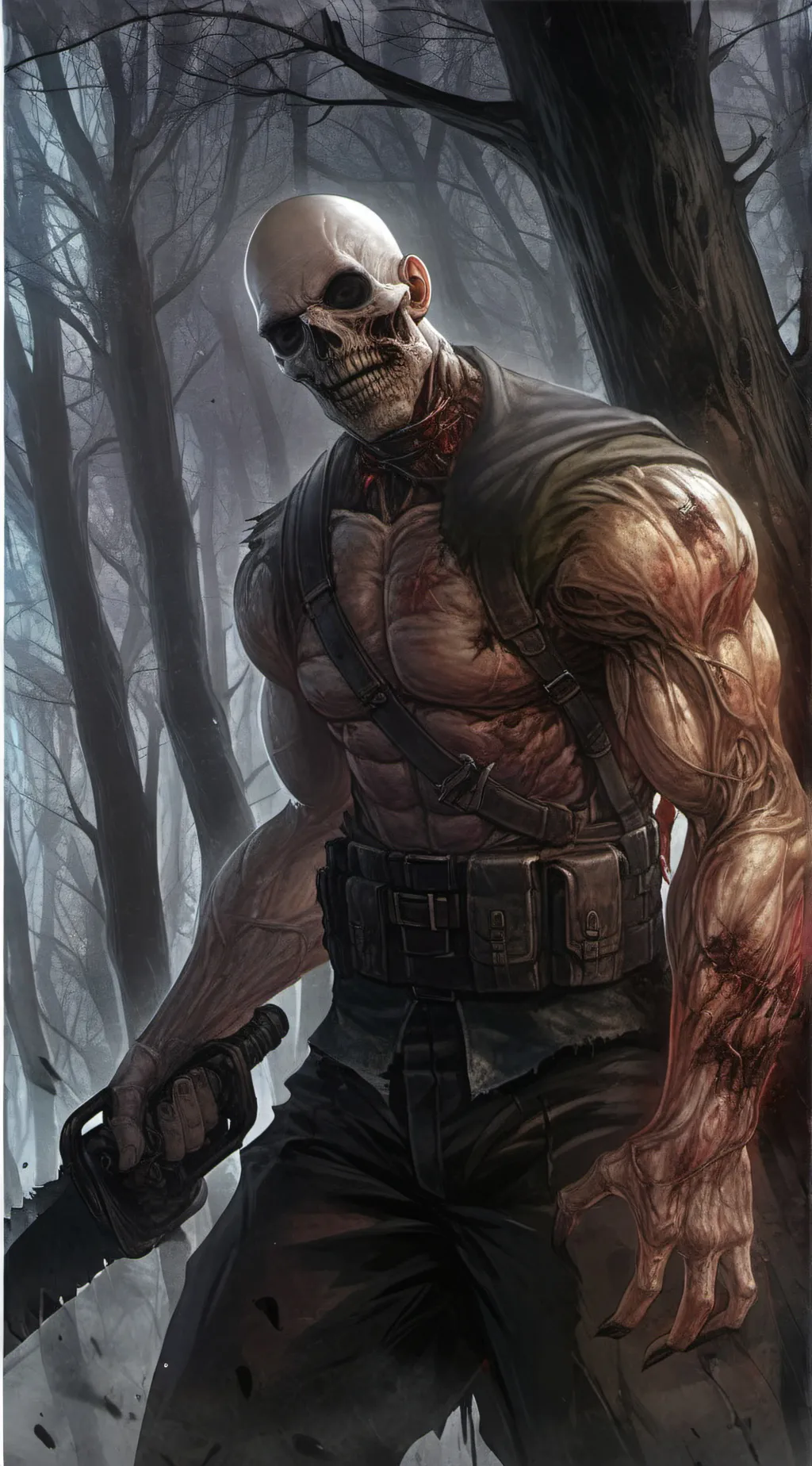 ai character: ¤ The Butcher ¤ background