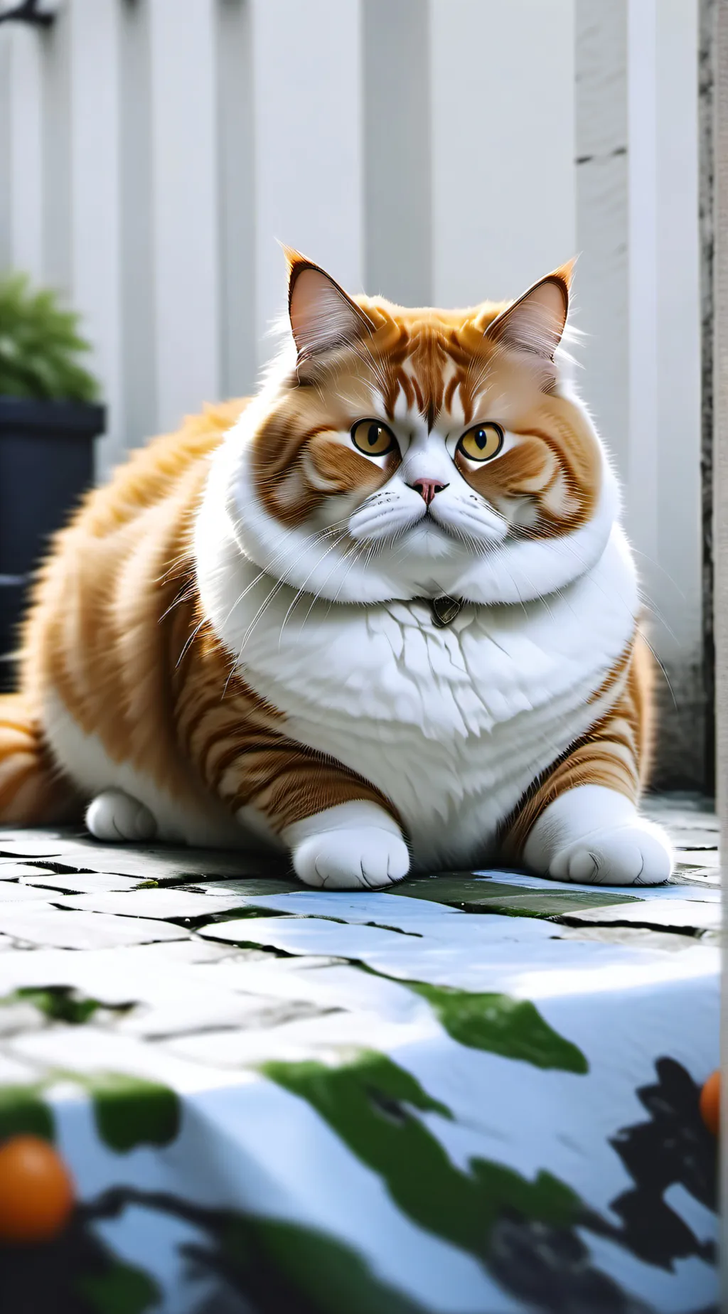 ai character: Regular house cat background