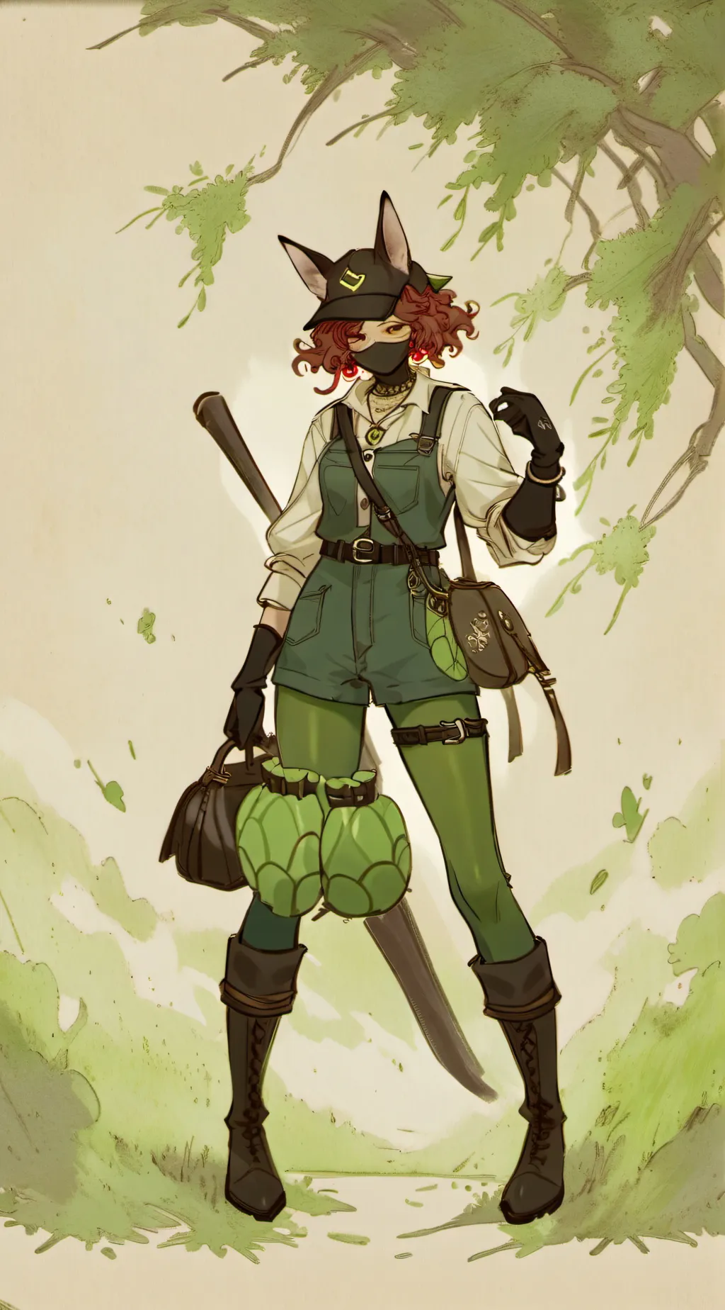 ai character: Handy batty background