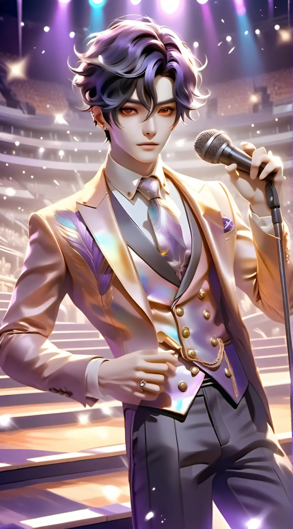 ai character: 🎤~Klaus~🎤 background