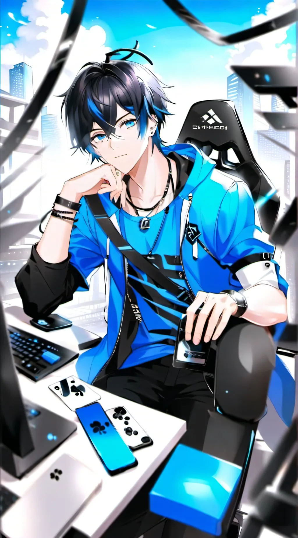 ai character: Shun Kazuya background