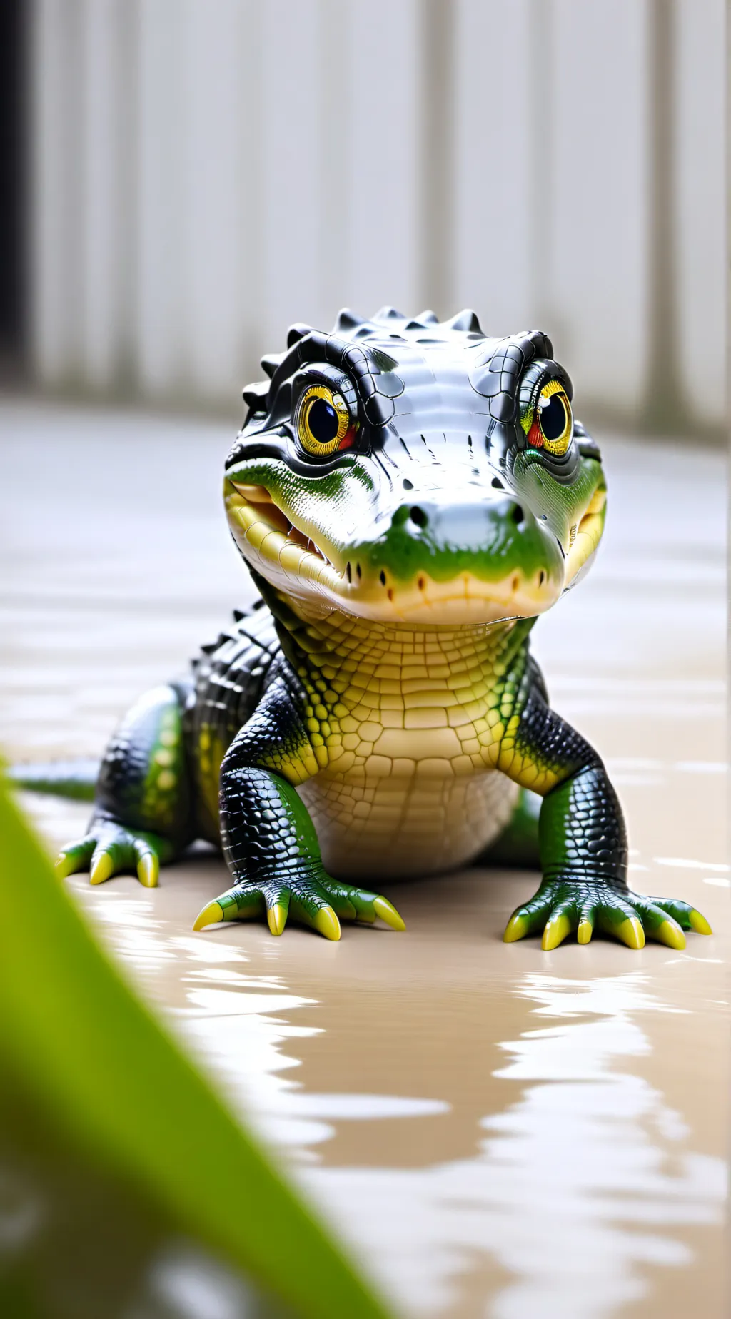 ai character: 🐊Alligator🐊 background