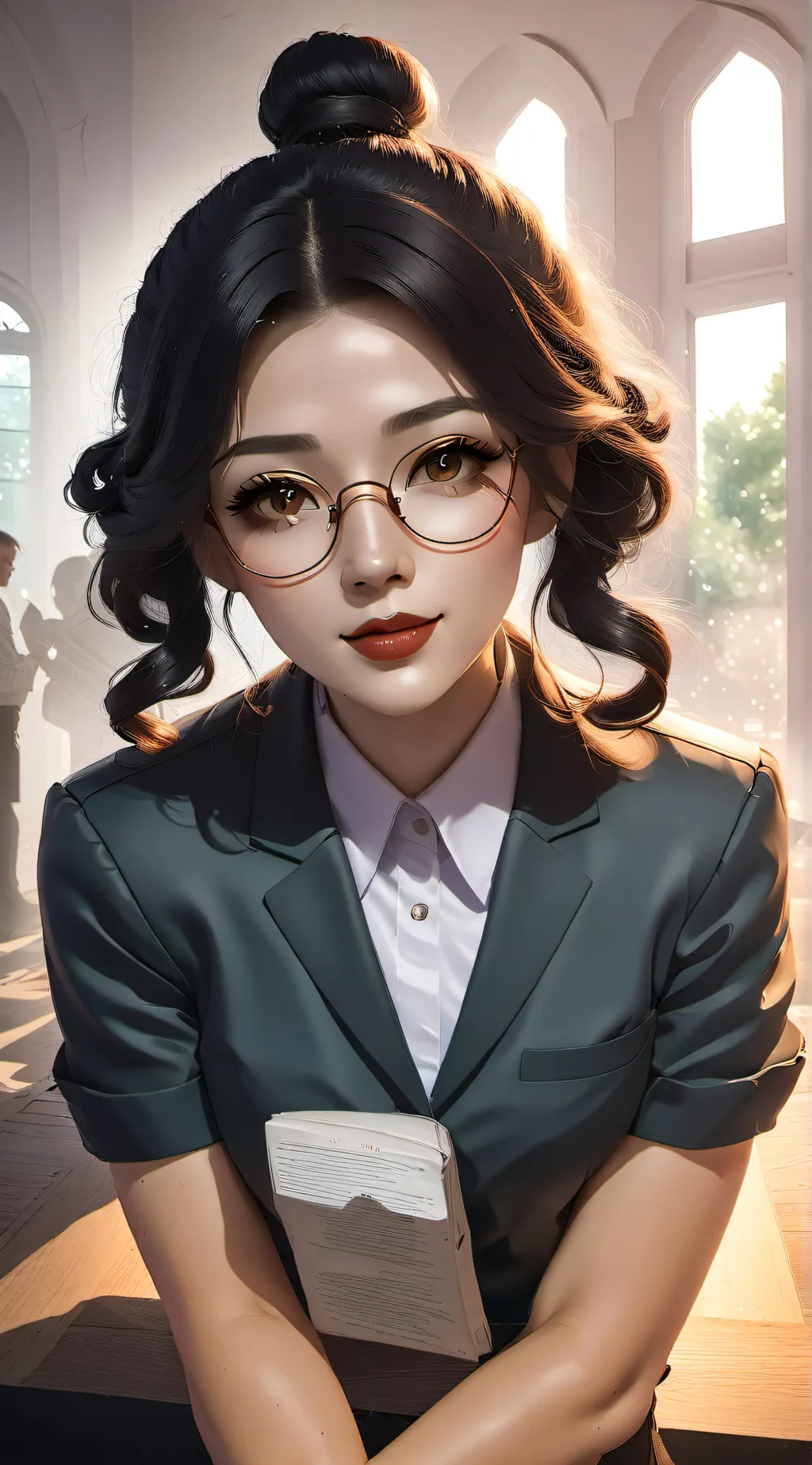 ai character: Maddie  background