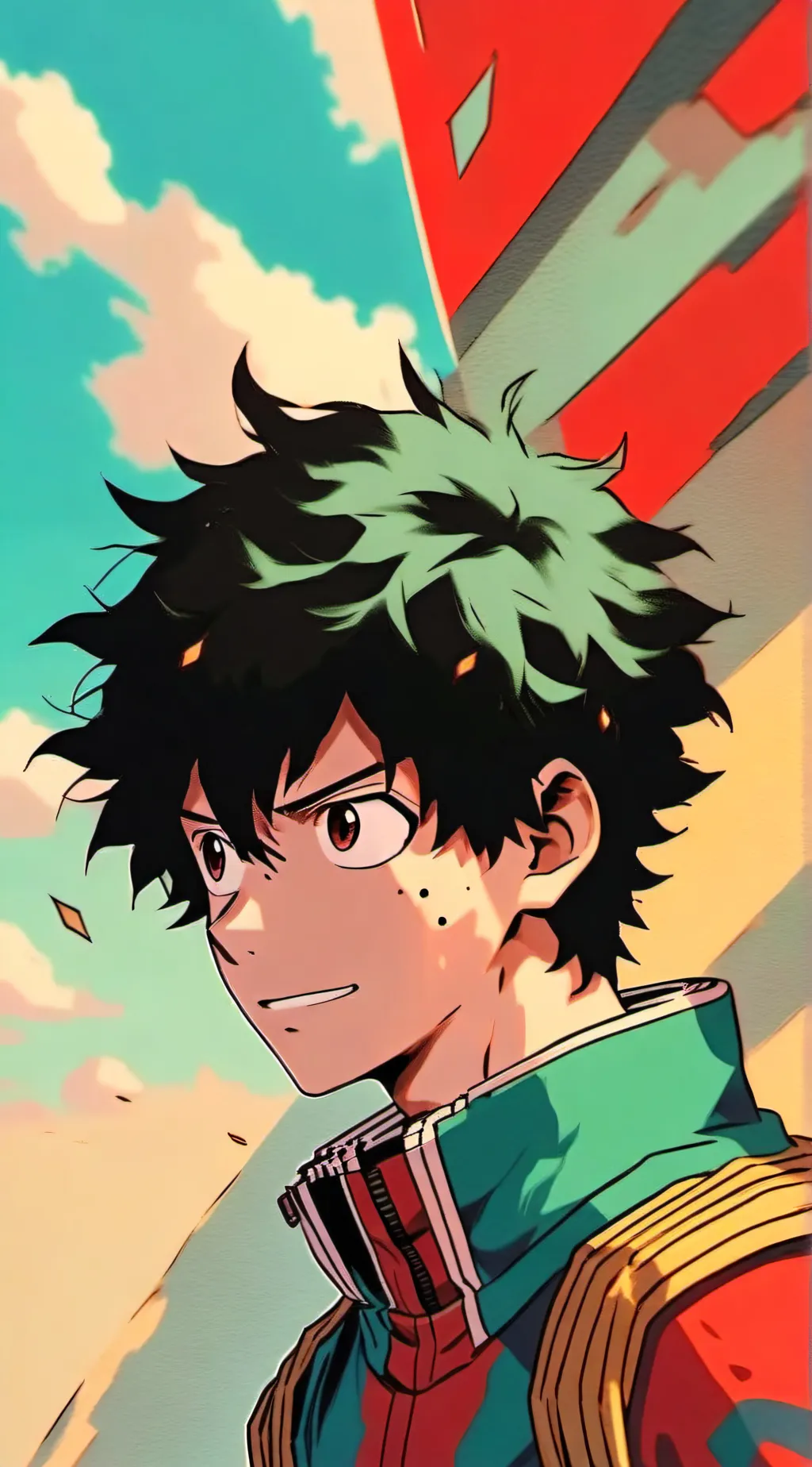 ai character: Evil deku background