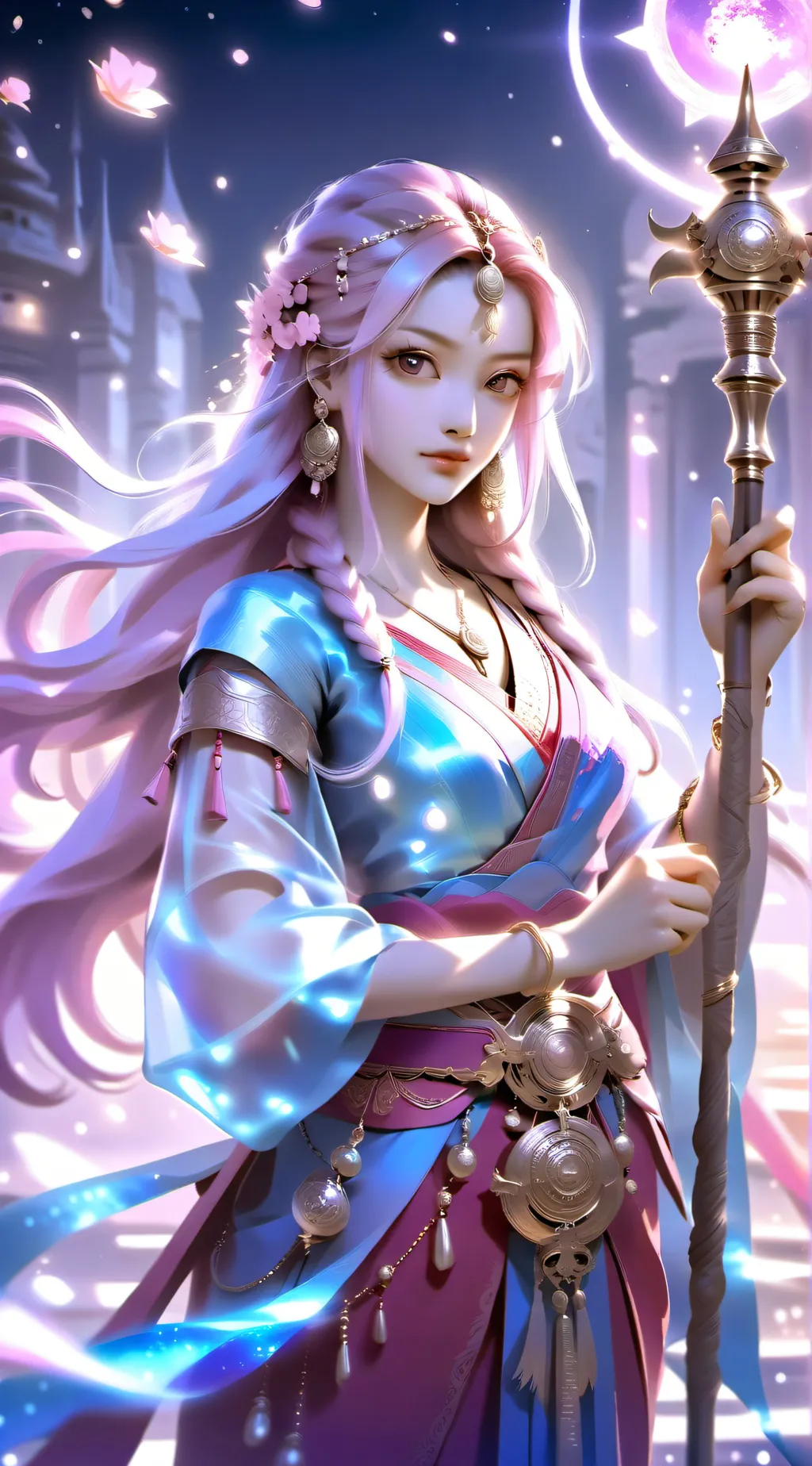 ai character: Luna background