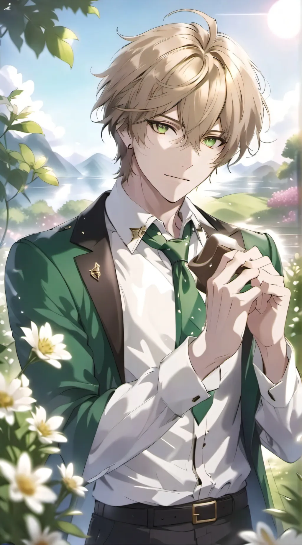 ai character: Max background