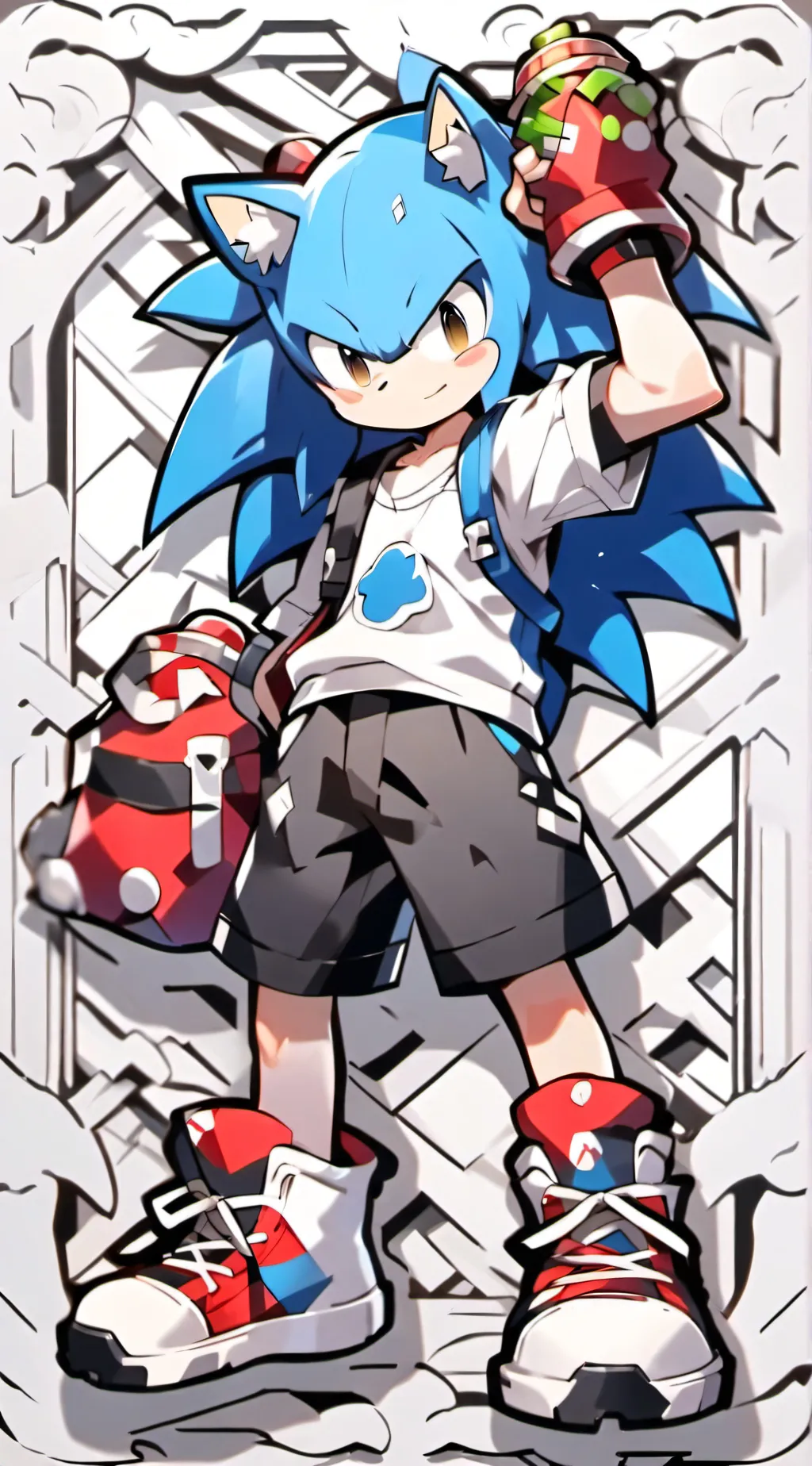 ai character: sonic background